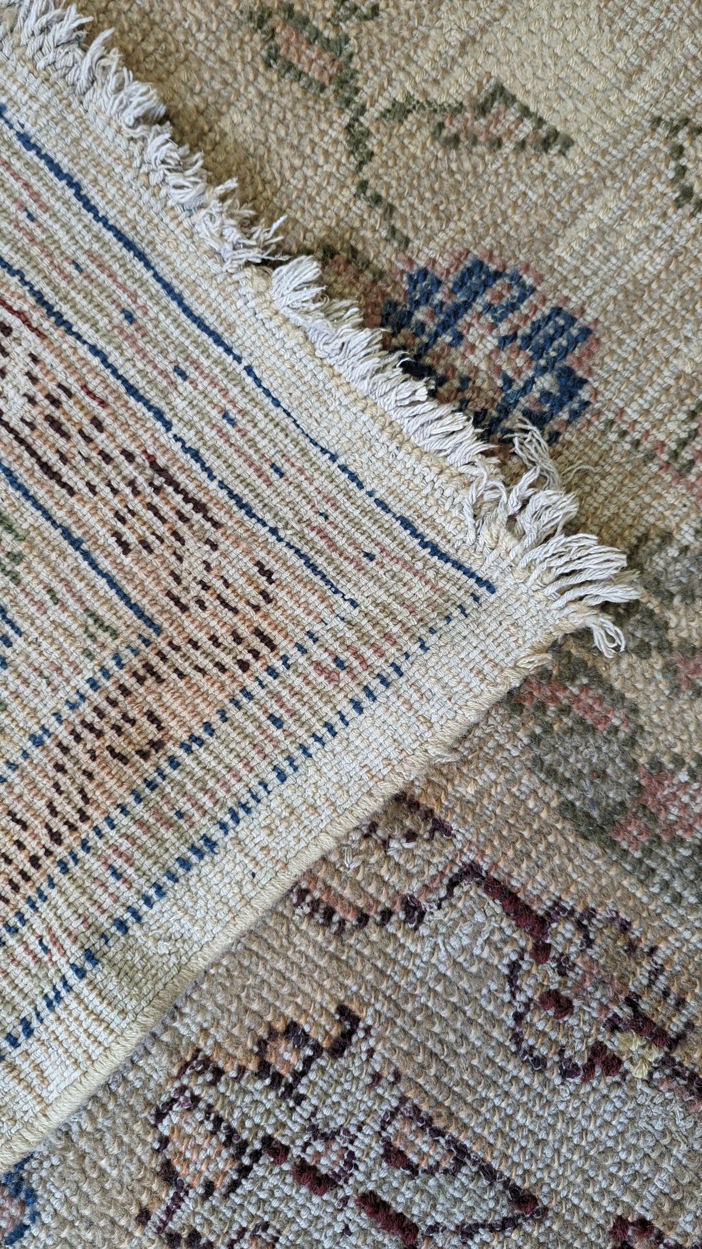 Vintage Borlu Turkish Rug, 10x17 - "Bohemian Palace Oushak"