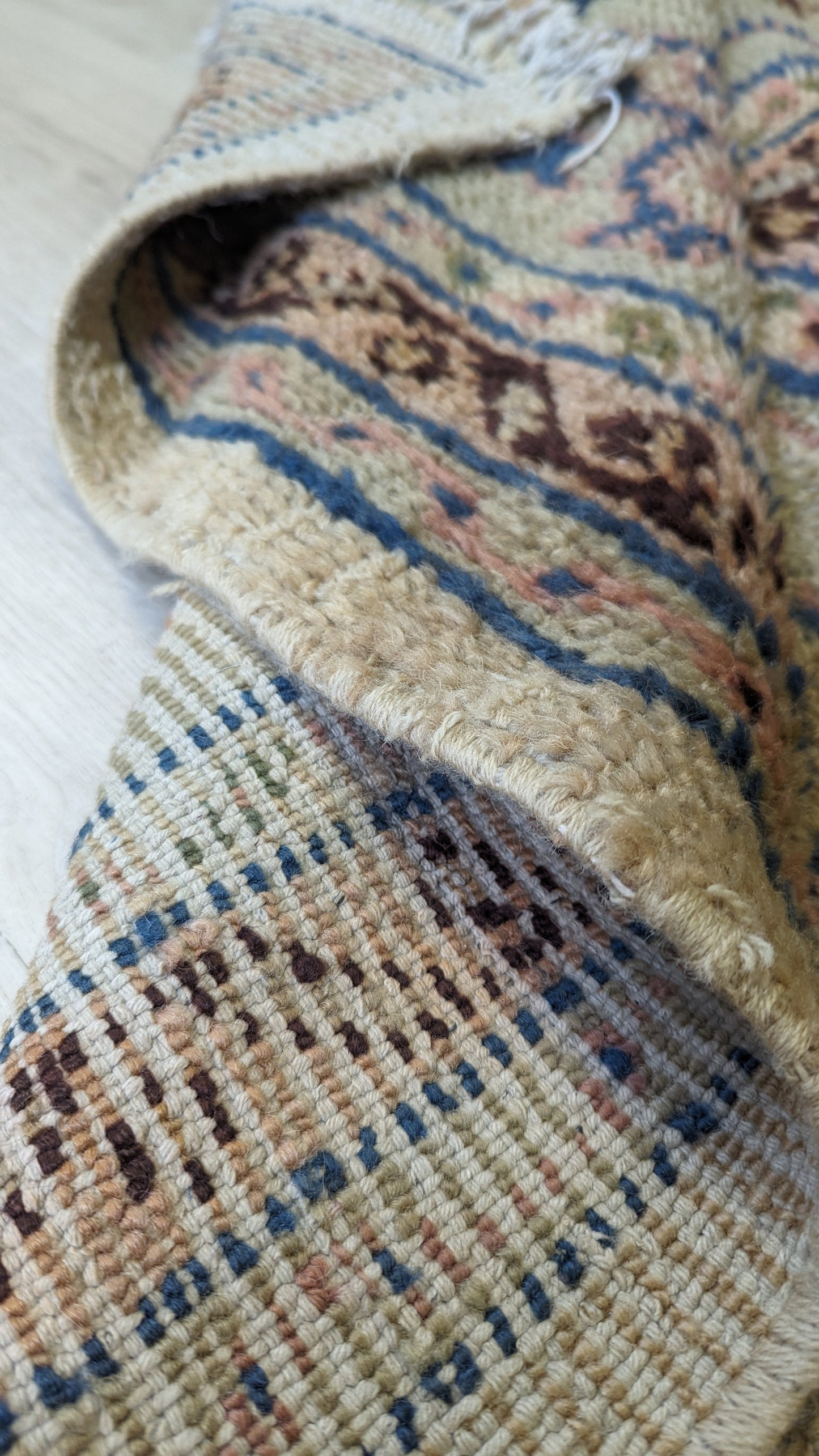 Vintage Borlu Turkish Rug, 10x17 - "Bohemian Palace Oushak"