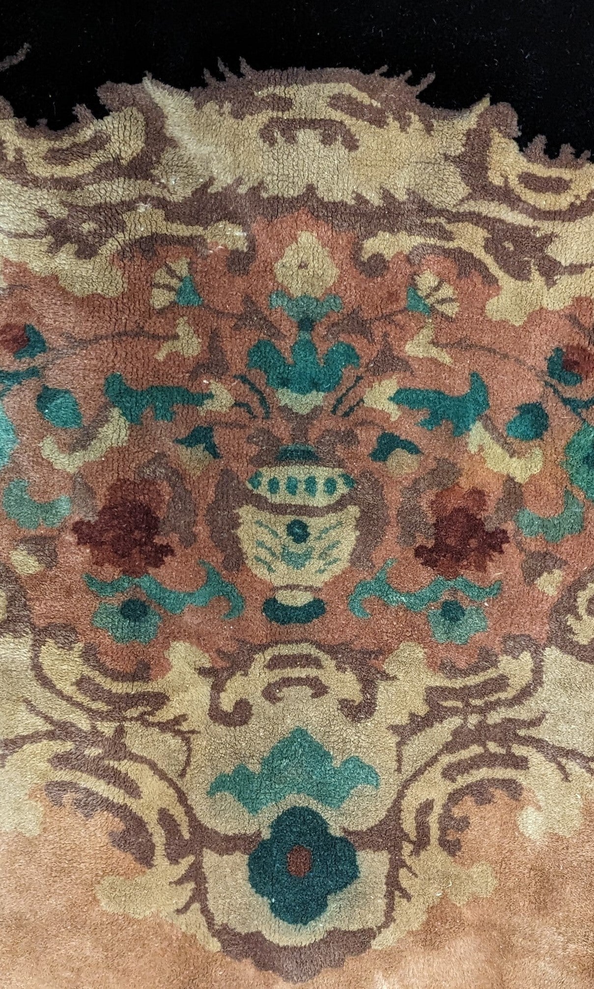 Antique Art Deco Chinese Rug, 9x12