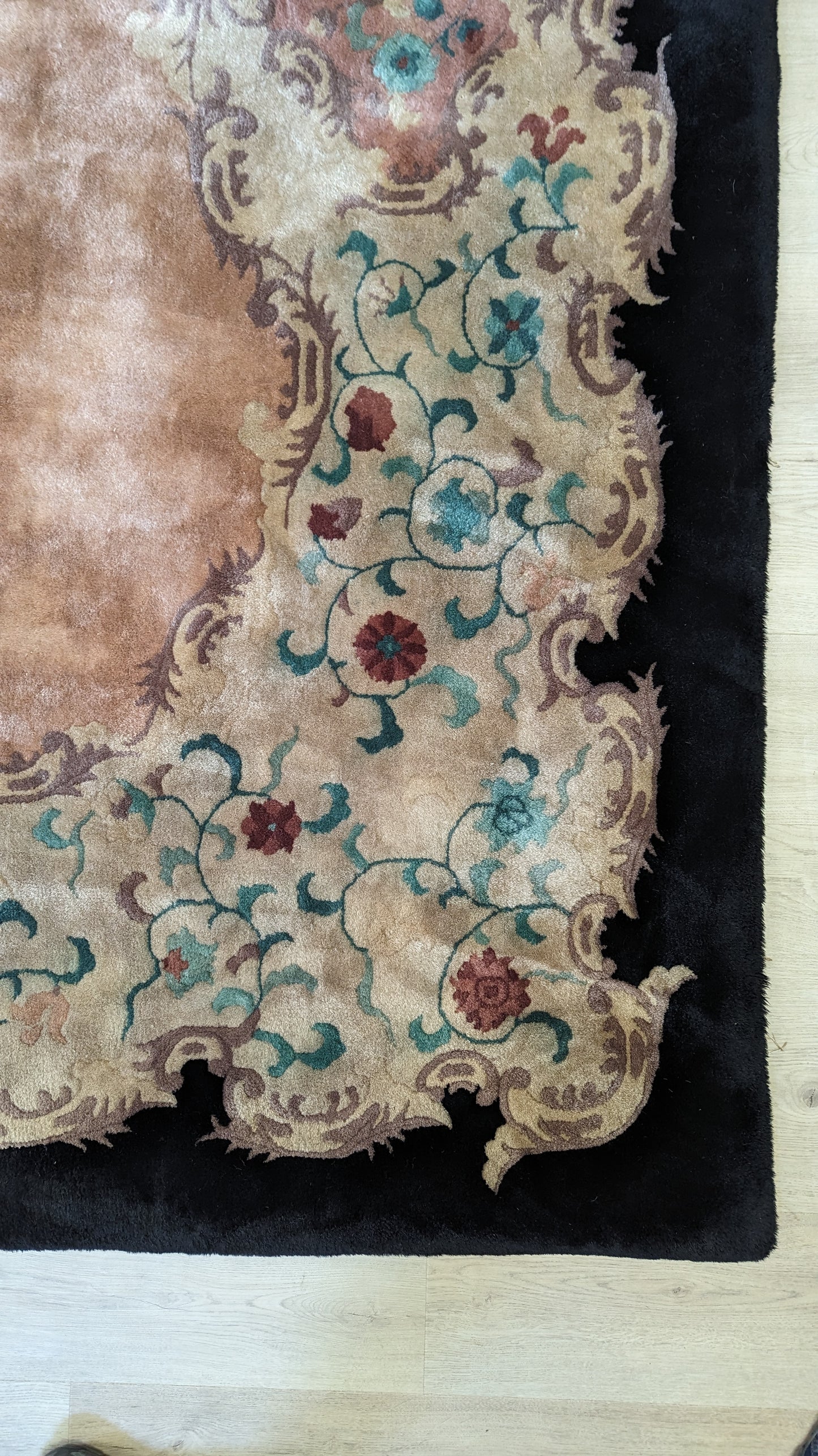 Antique Art Deco Chinese Rug, 9x12