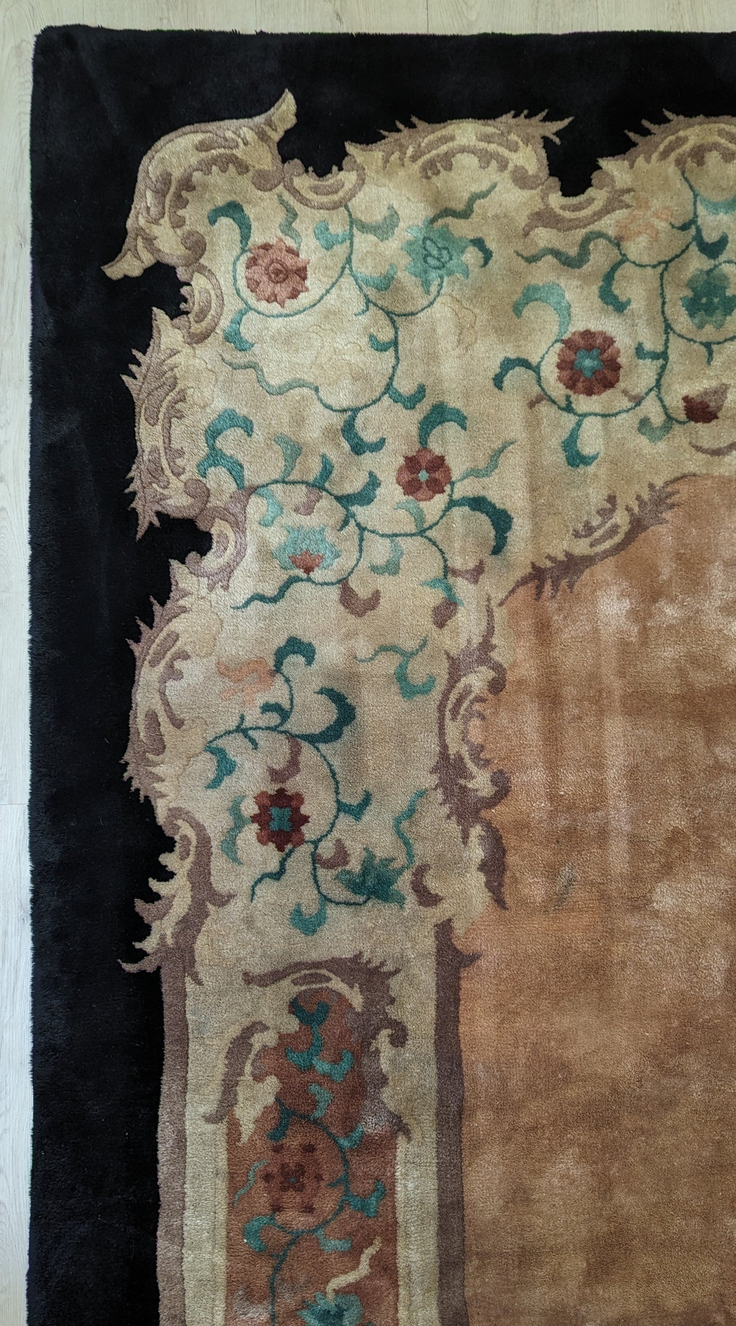Antique Art Deco Chinese Rug, 9x12