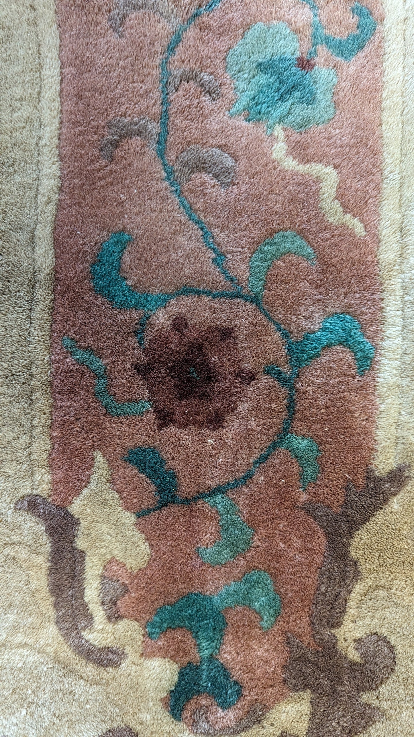Antique Art Deco Chinese Rug, 9x12