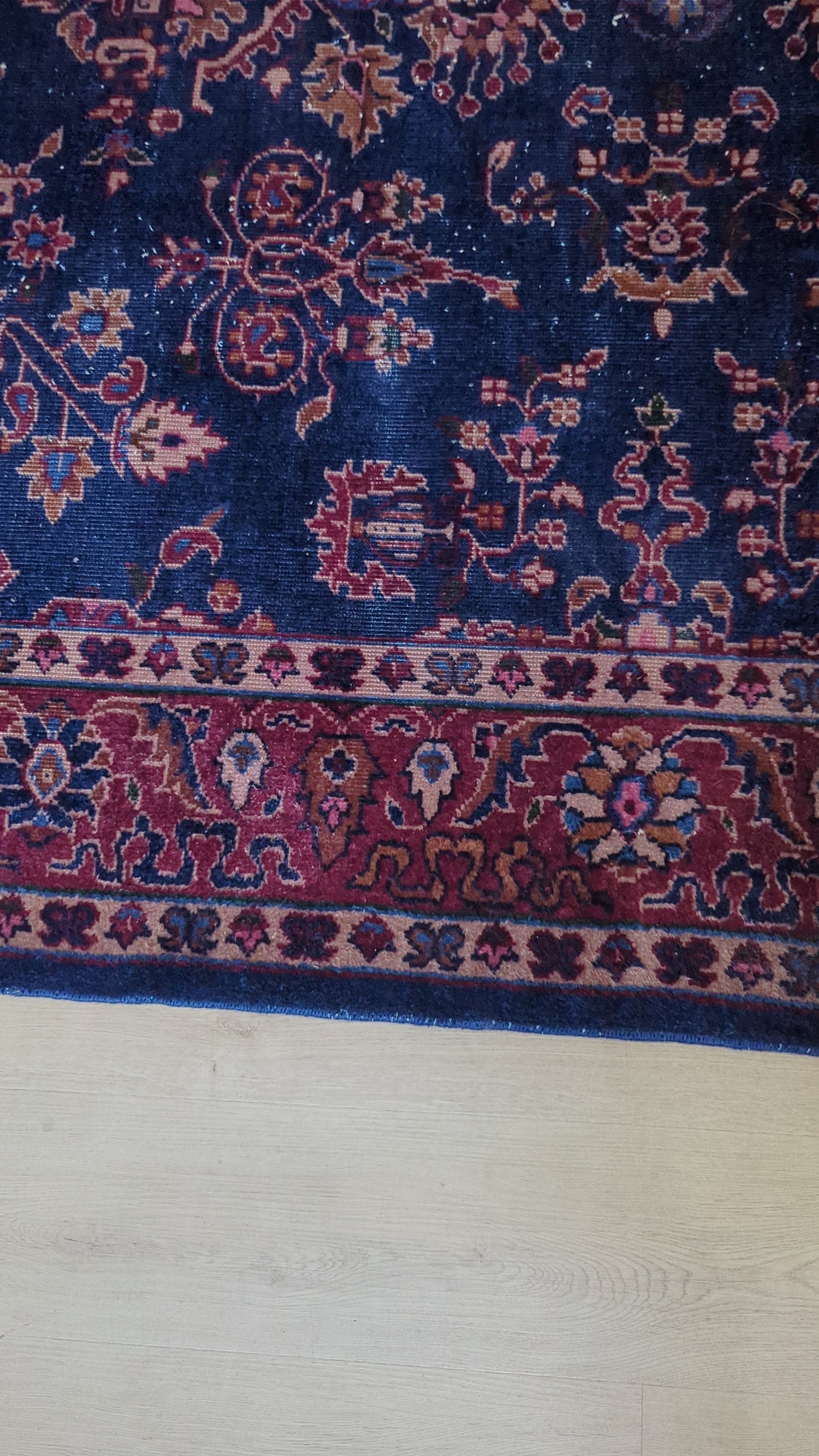 Antique Turkish Rug, 6x9 - "Twilight Sky"