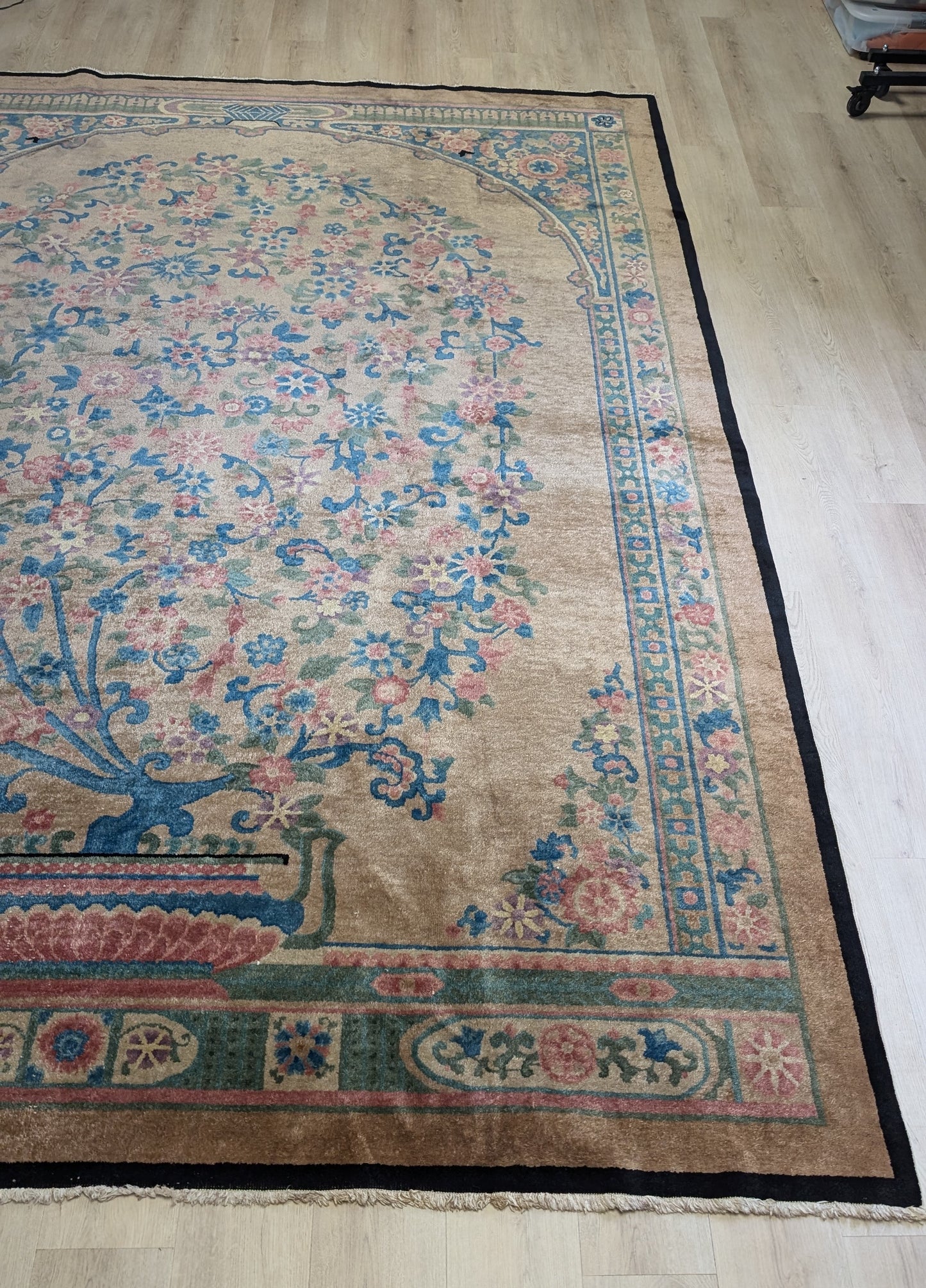 Antique Art Deco Chinese Rug, 8'x11'