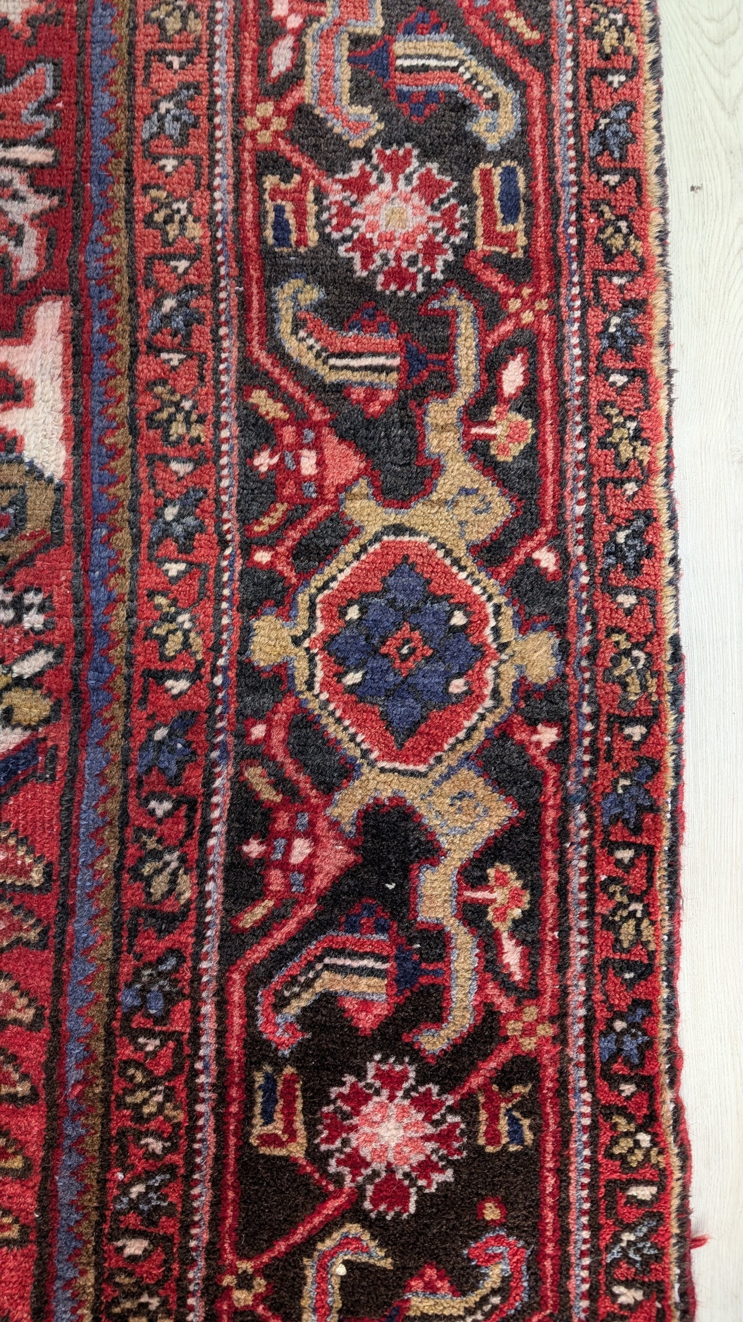 Vintage Persian Heriz Rug, 8x11