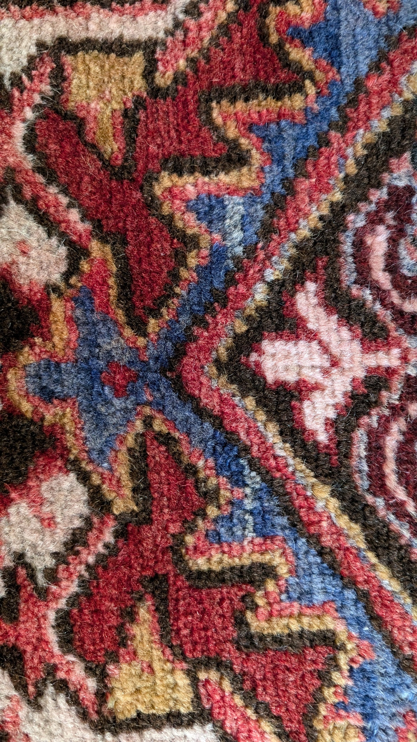 Vintage Persian Heriz Rug, 8x11