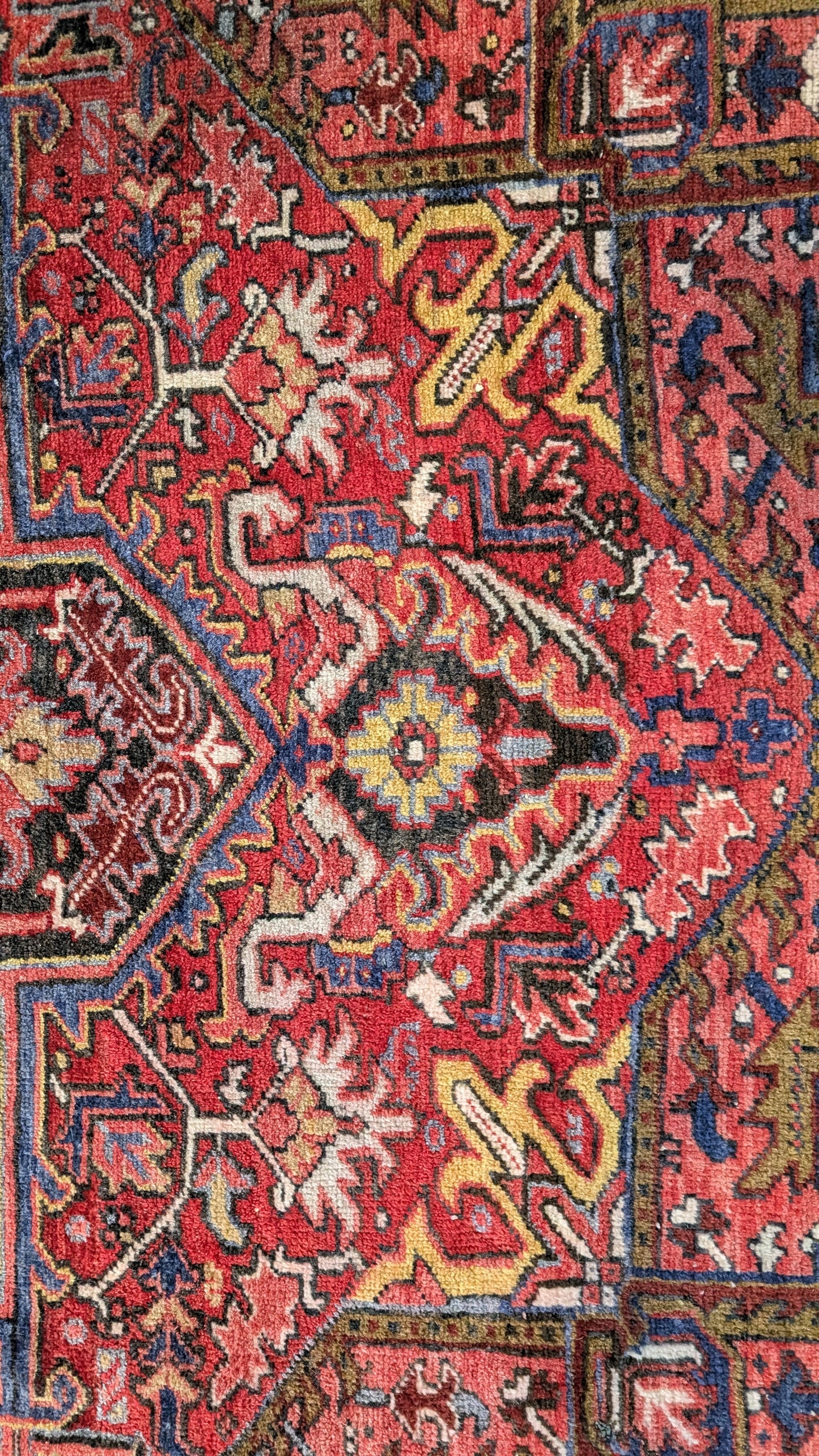 Vintage Persian Heriz Rug, 8x11