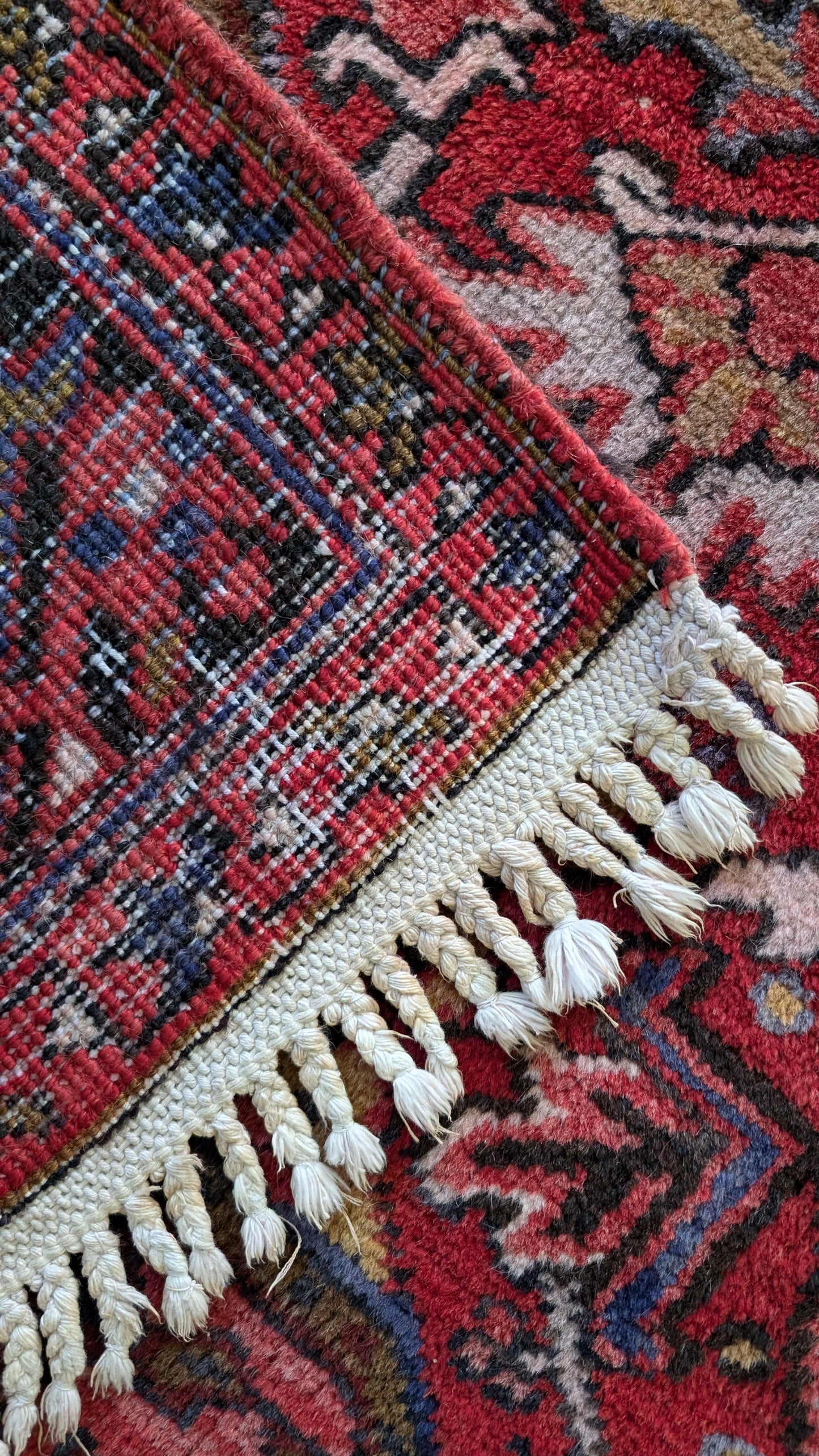 Vintage Persian Heriz Rug, 8x11