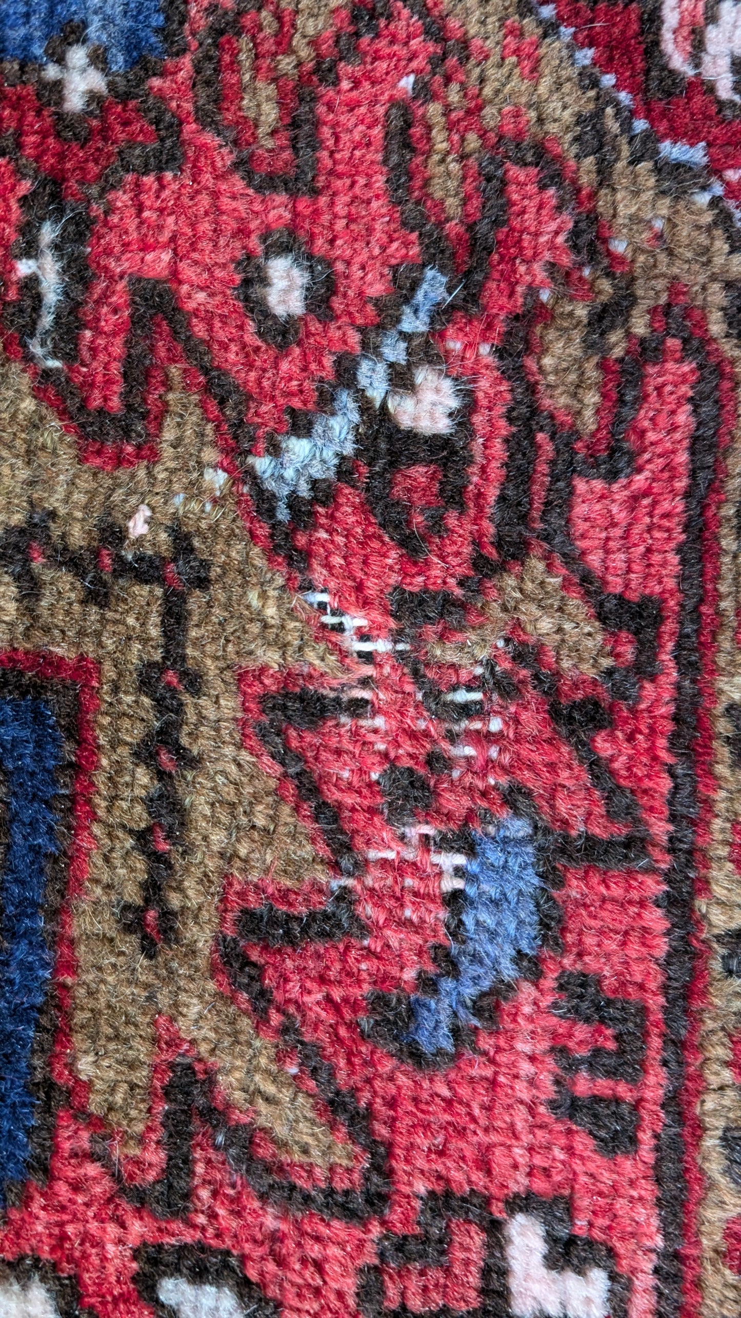 Vintage Persian Heriz Rug, 8x11