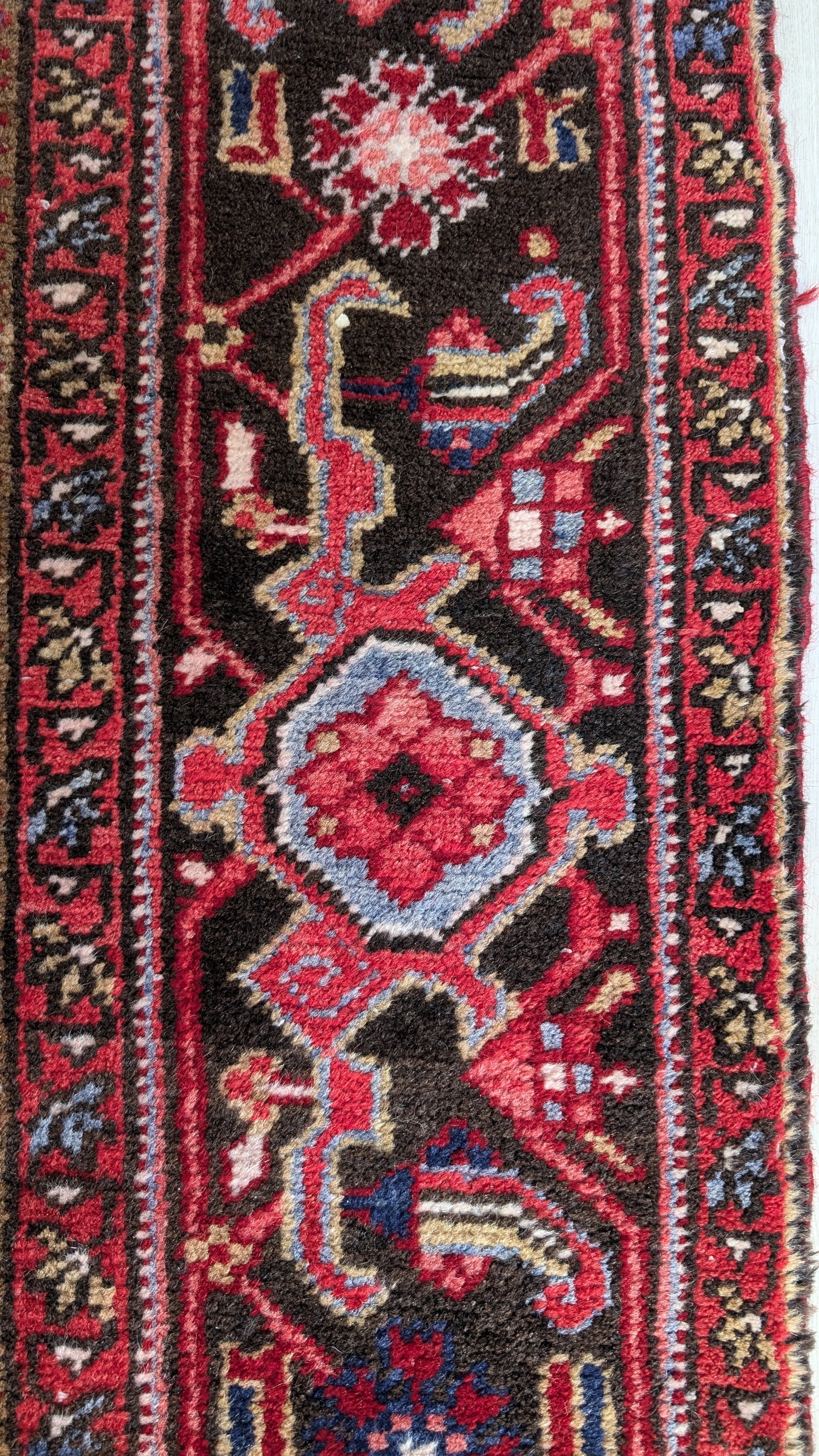 Vintage Persian Heriz Rug, 8x11