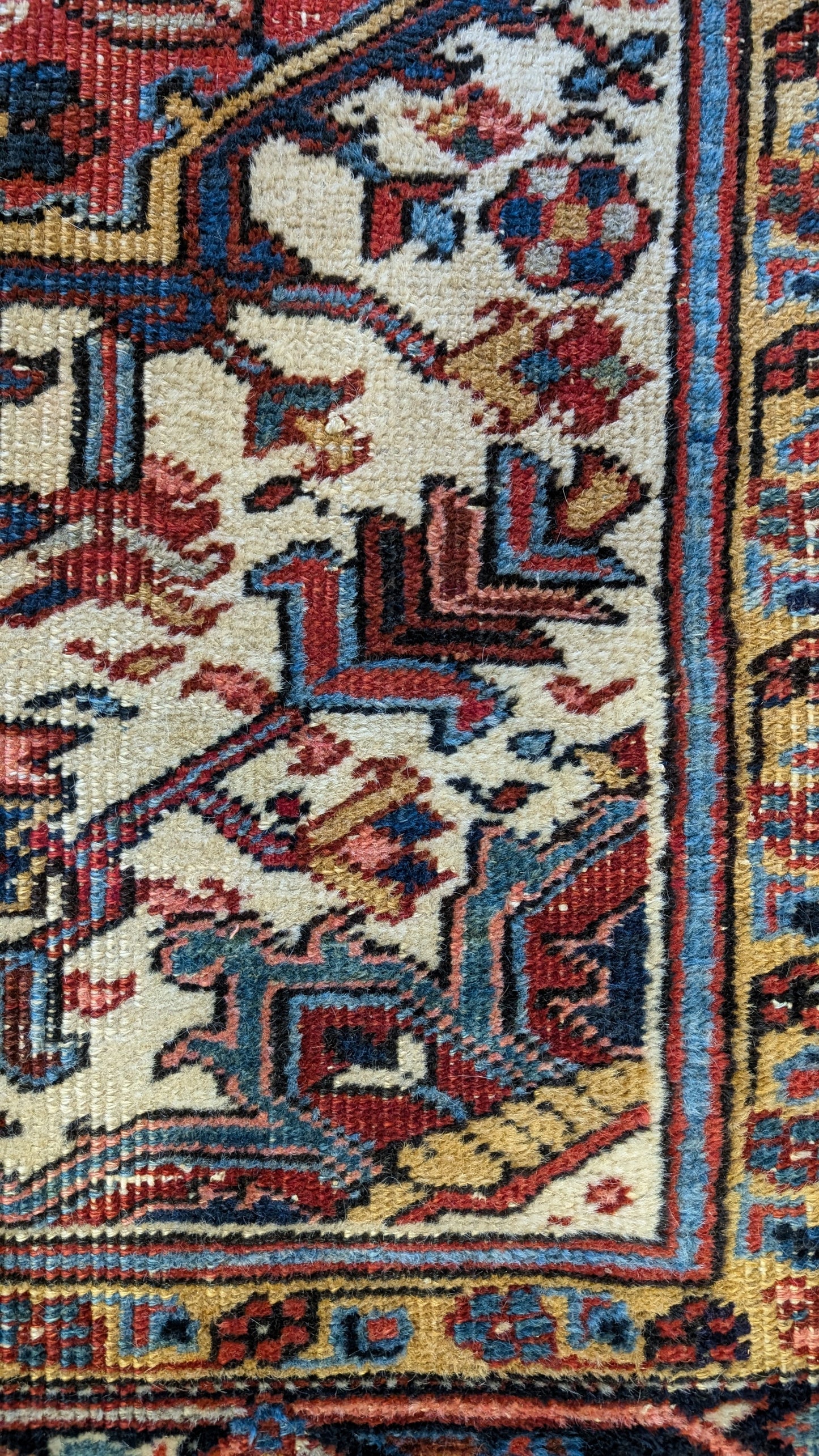 Vintage Heriz Persian Rug, 5'9"x7'10"