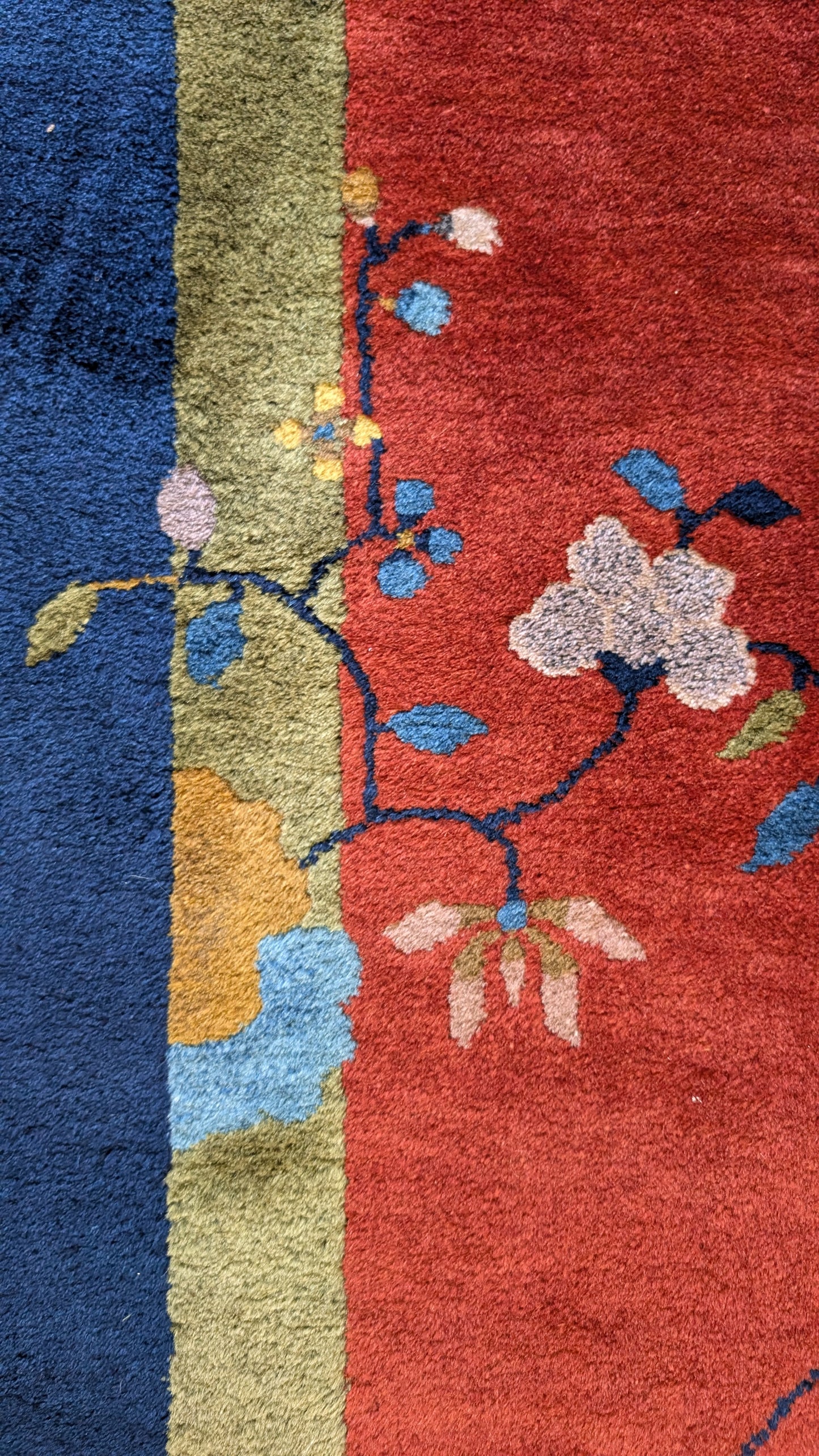 Antique Chinese Art Deco Rug, 9x12