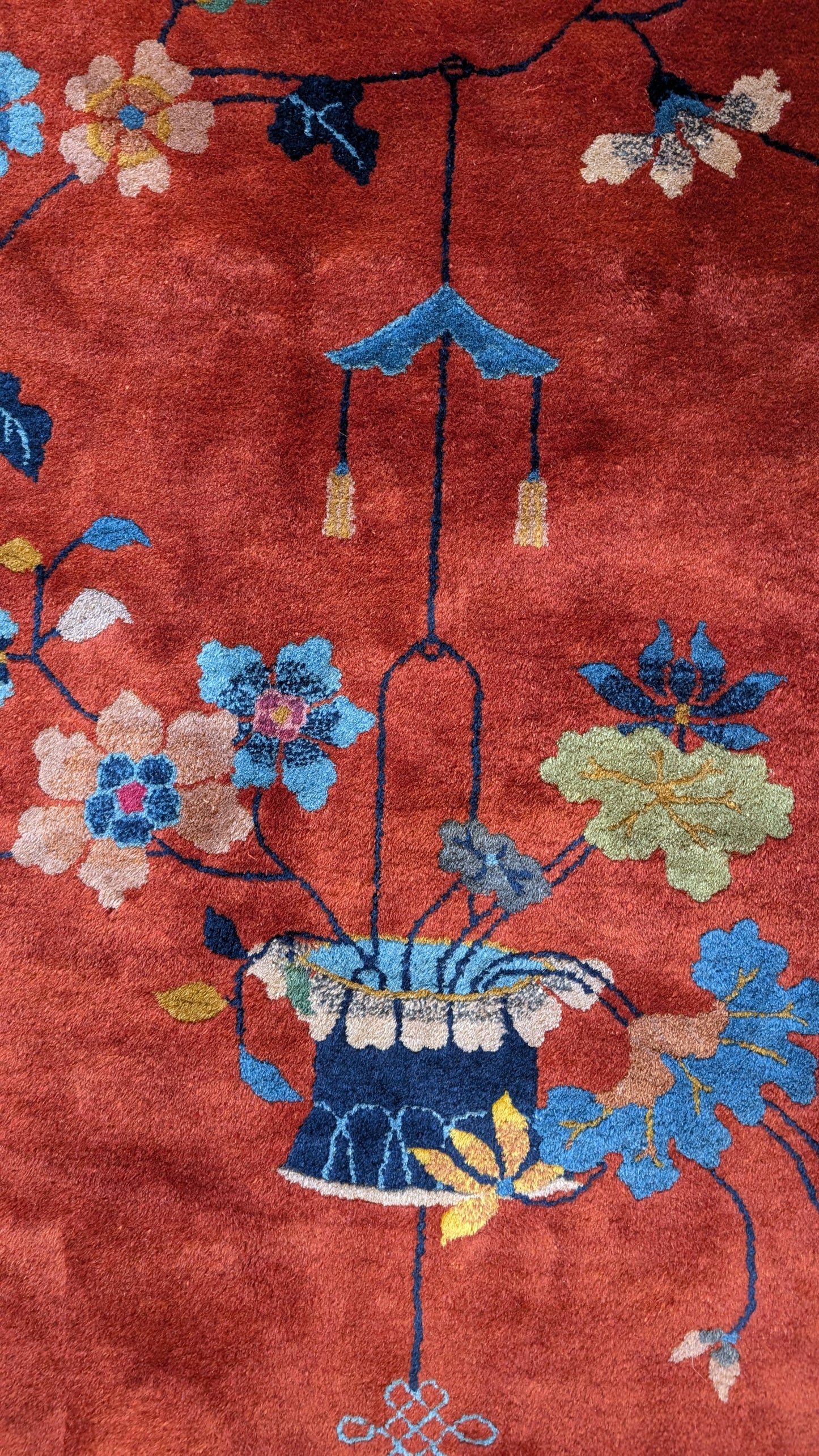 Antique Chinese Art Deco Rug, 9x12