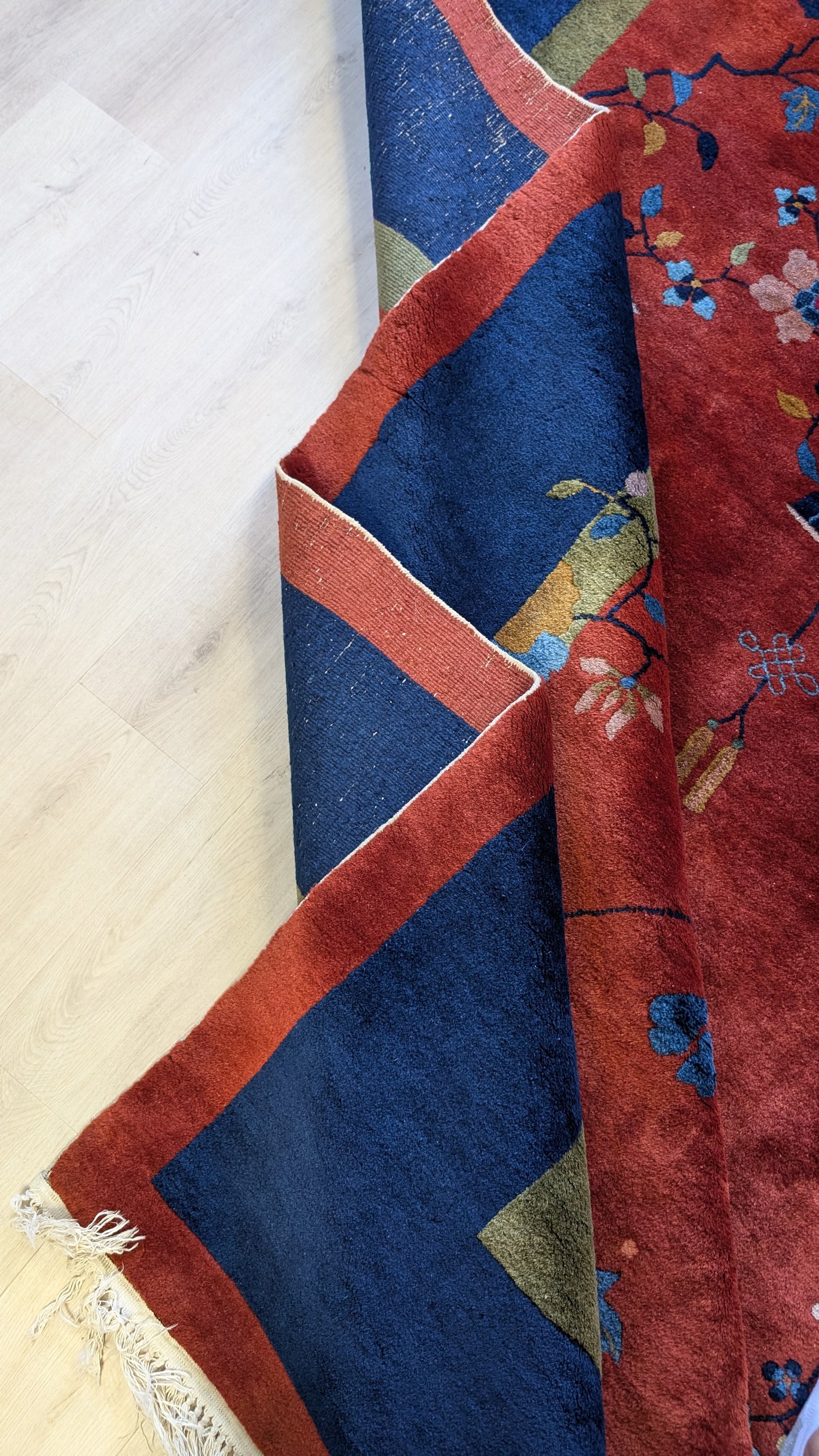Antique Chinese Art Deco Rug, 9x12
