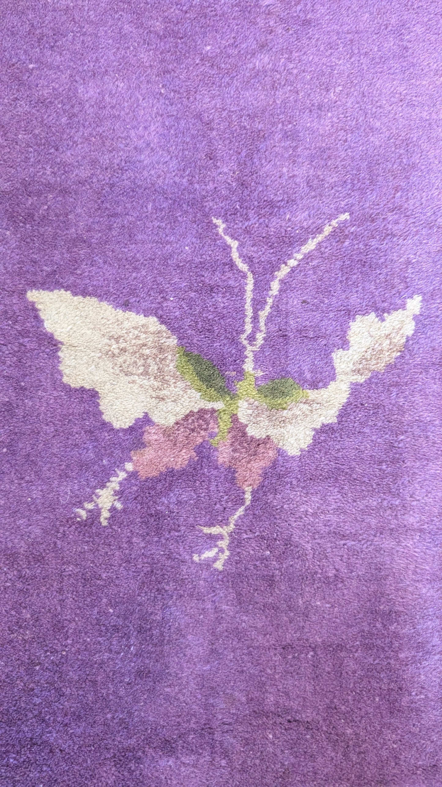Antique Art Deco Chinese Rug, 9x12, "The Amethyst Deco Dream"
