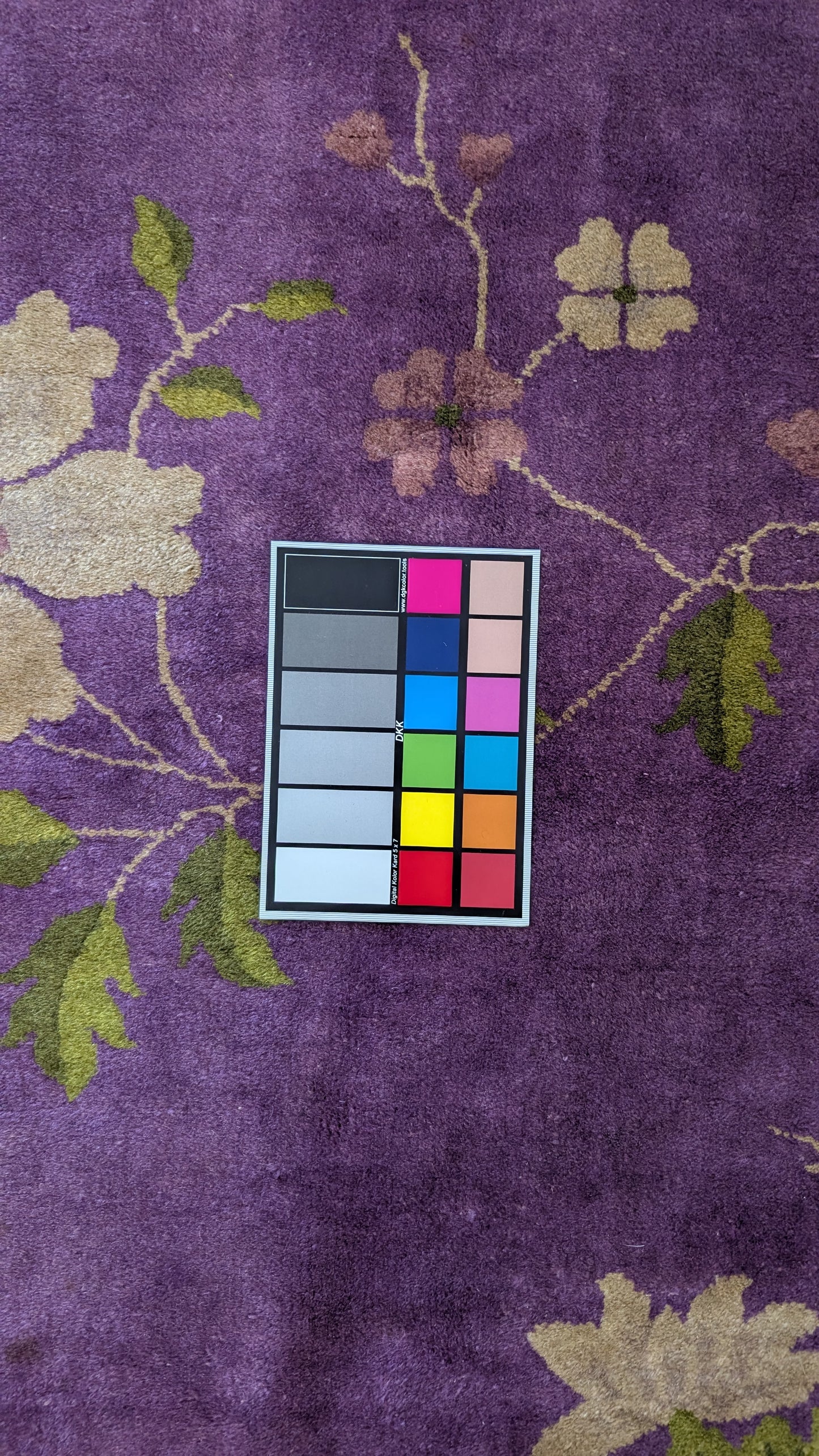 Antique Art Deco Chinese Rug, 9x12, "The Amethyst Deco Dream"