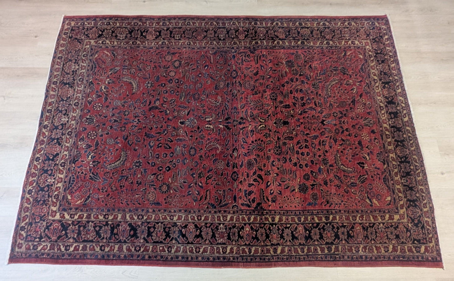 Antique Persian Sarouk Rug, 6x9