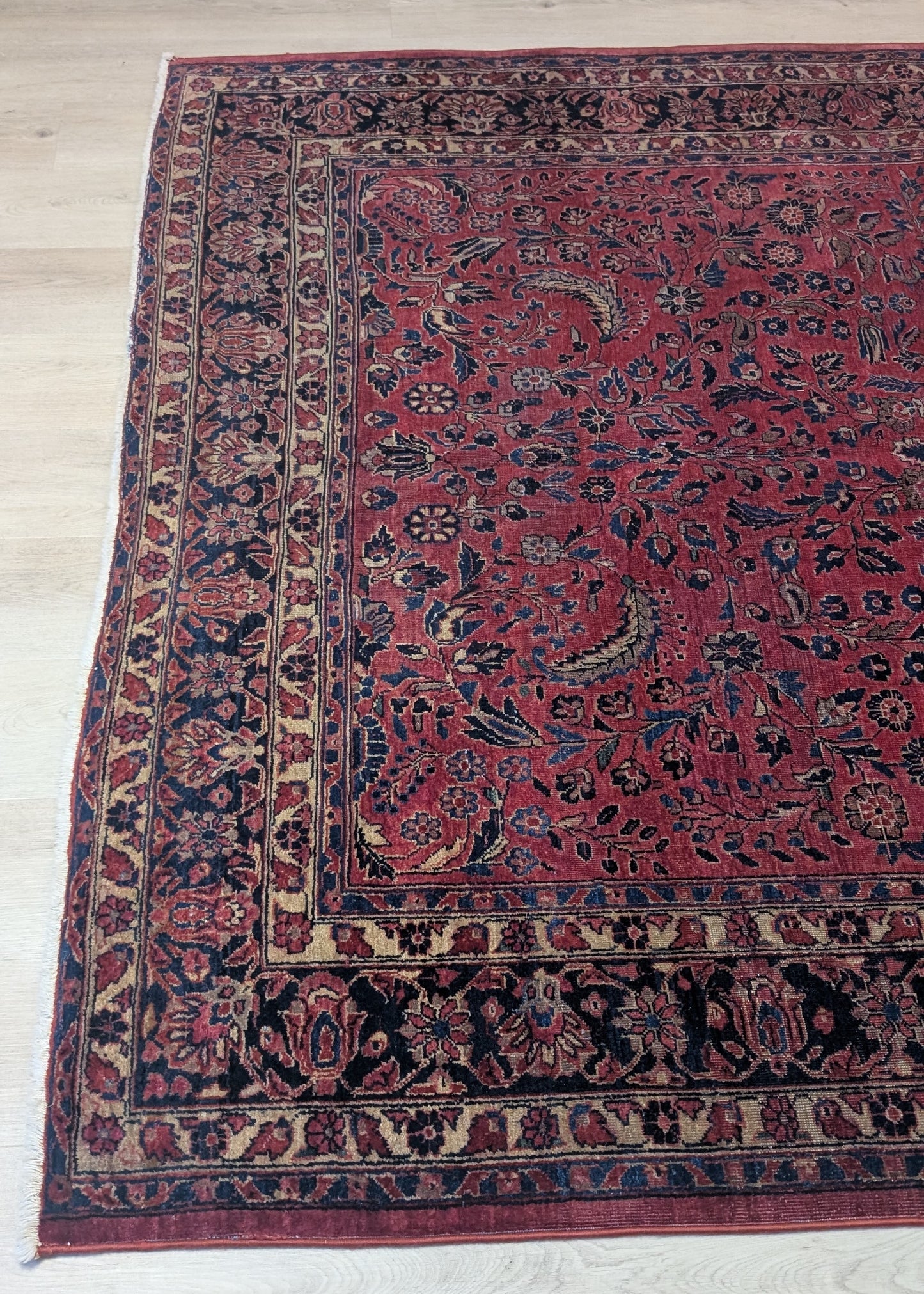 Antique Persian Sarouk Rug, 6x9