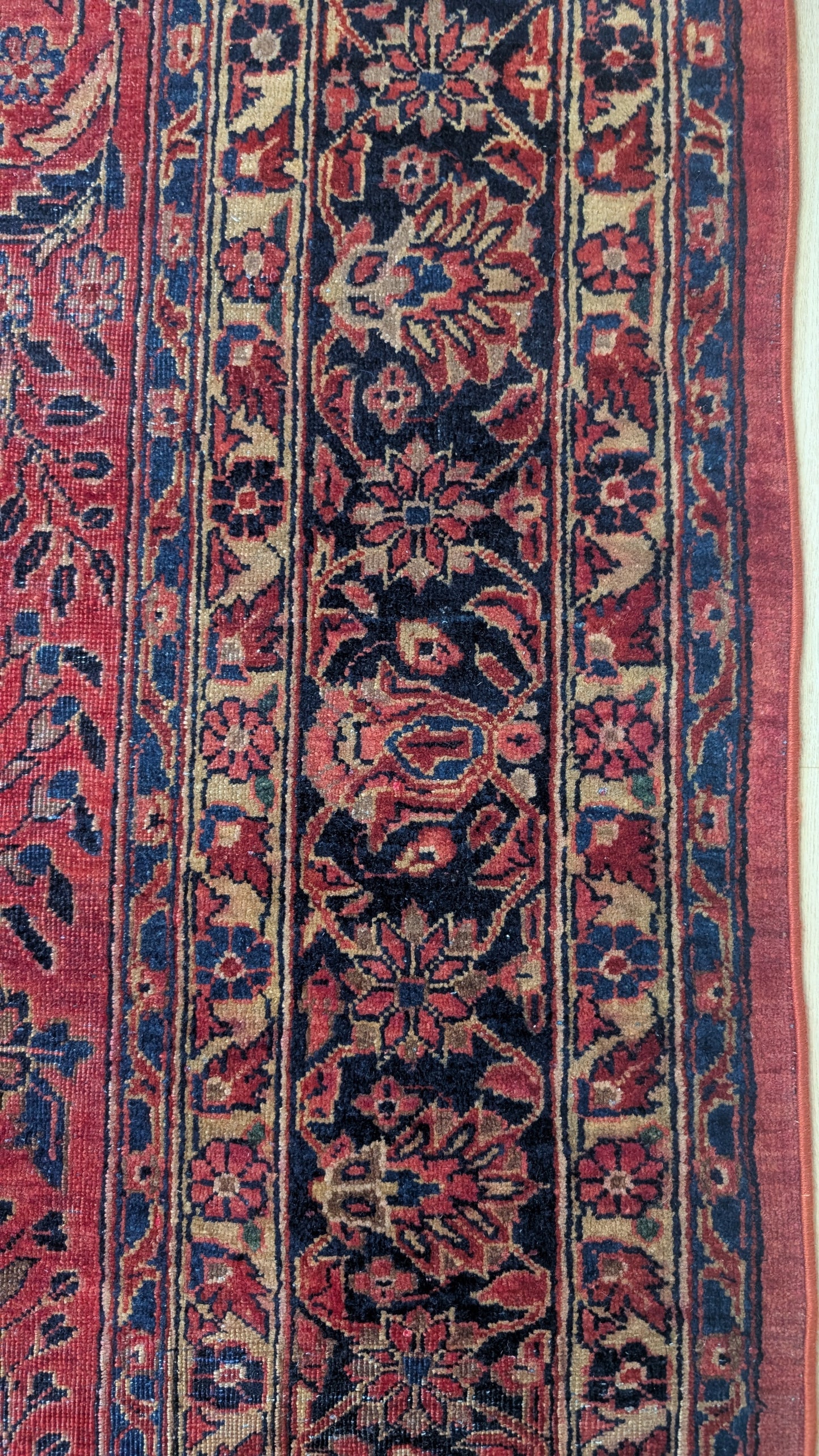 Antique Persian Sarouk Rug, 6x9