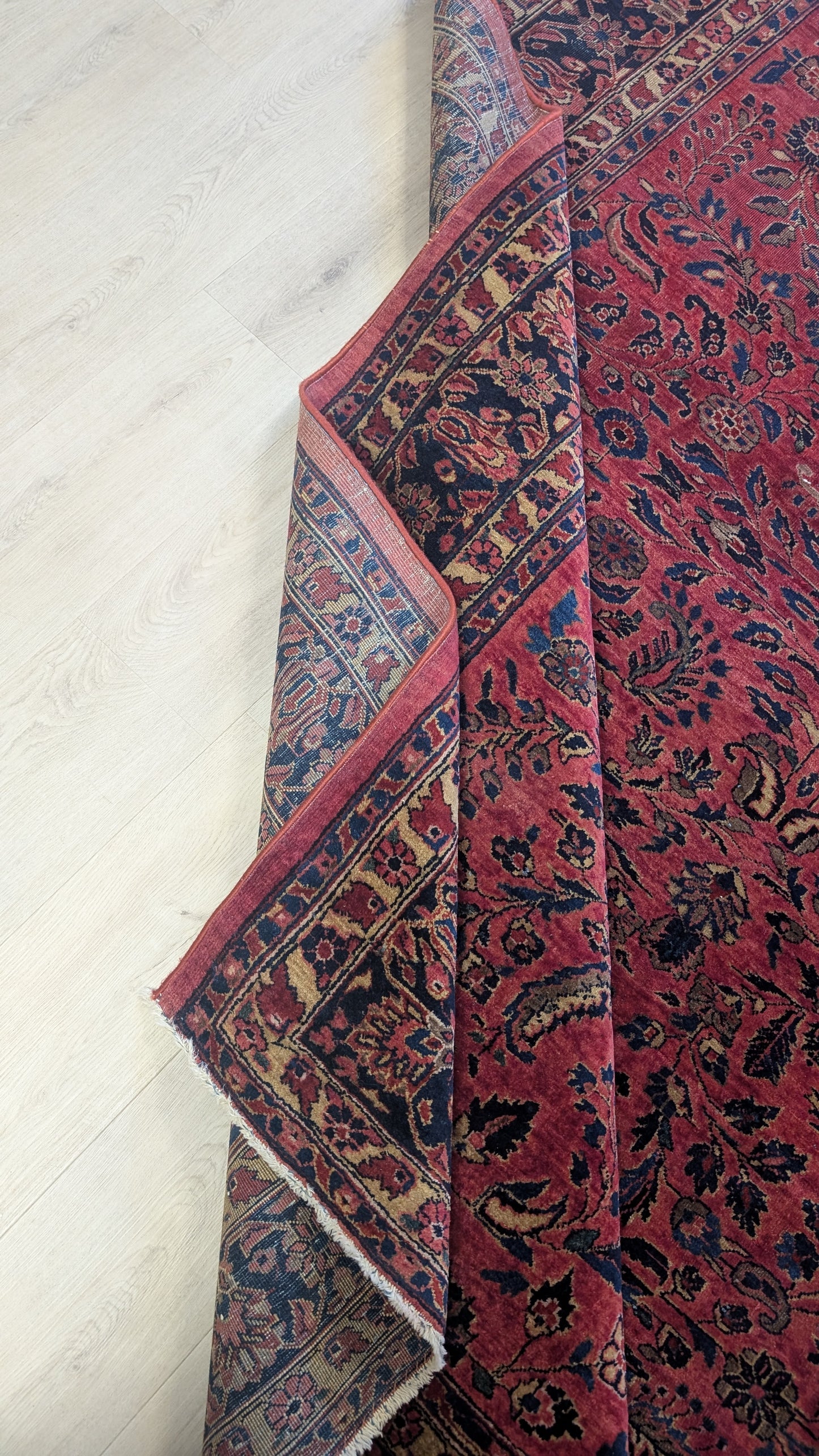 Antique Persian Sarouk Rug, 6x9