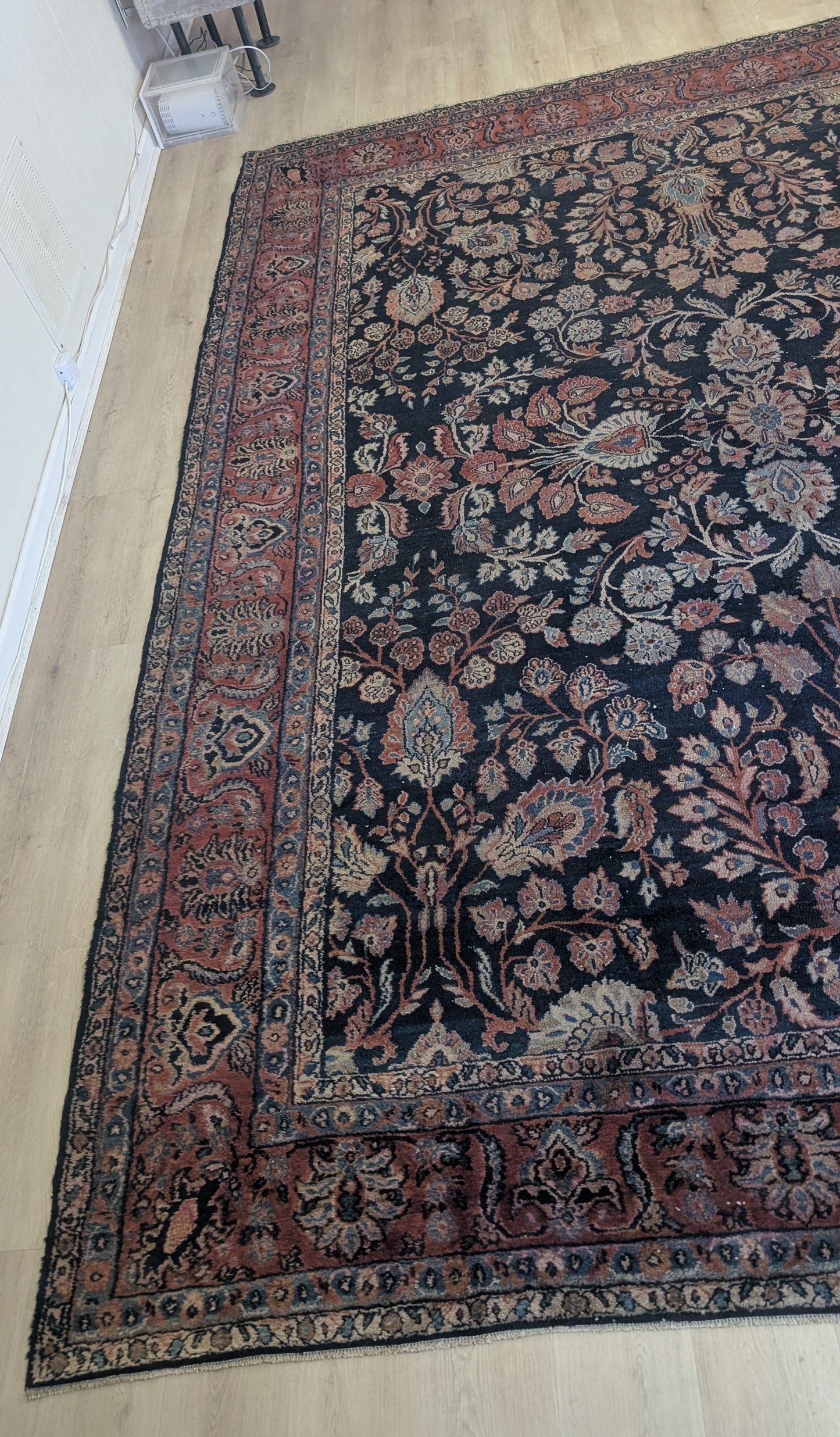 Antique Persian Lilihan Rug, 9x11
