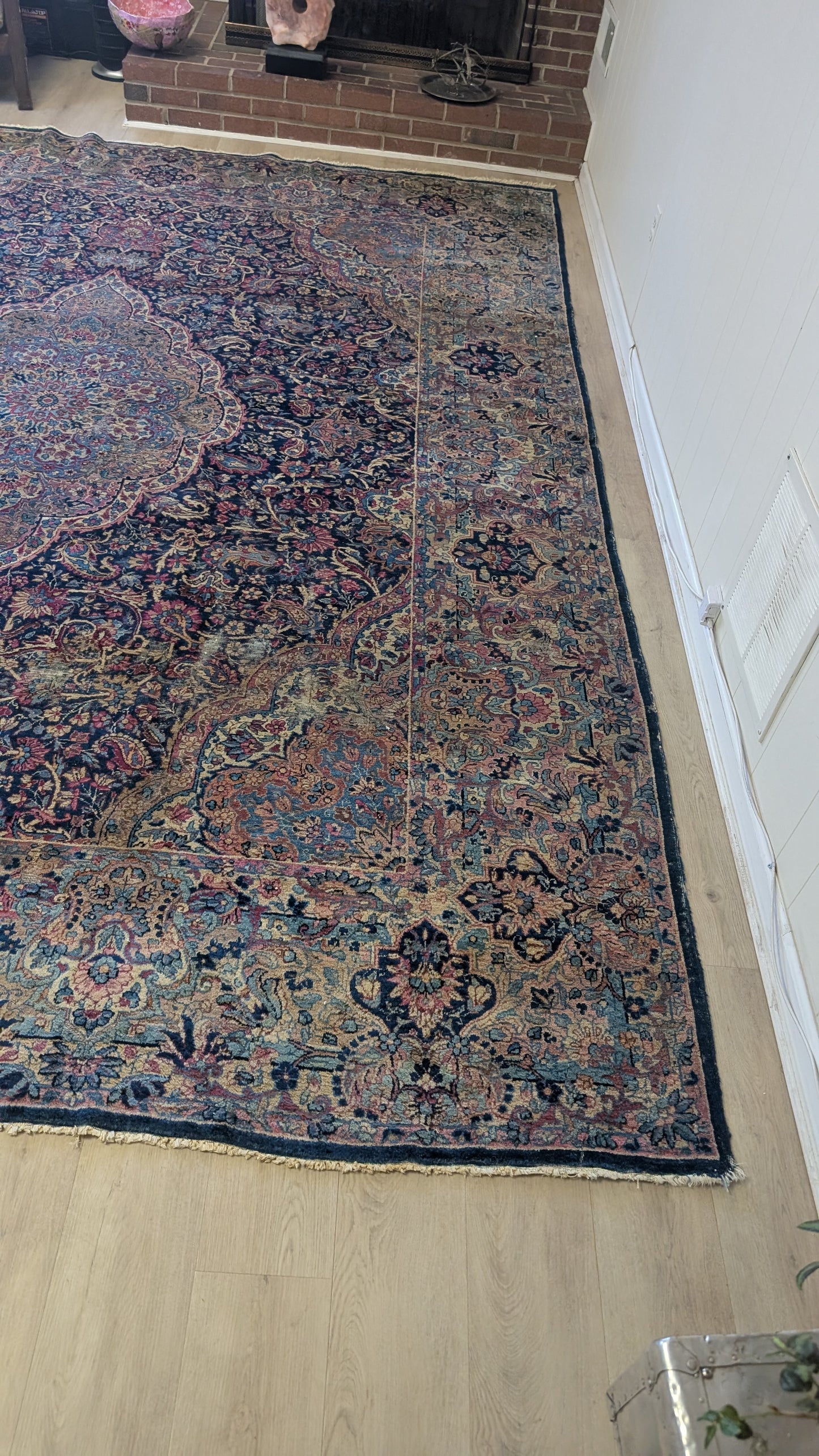 Antique Persian Kerman Rug, 9'8"x12'4"