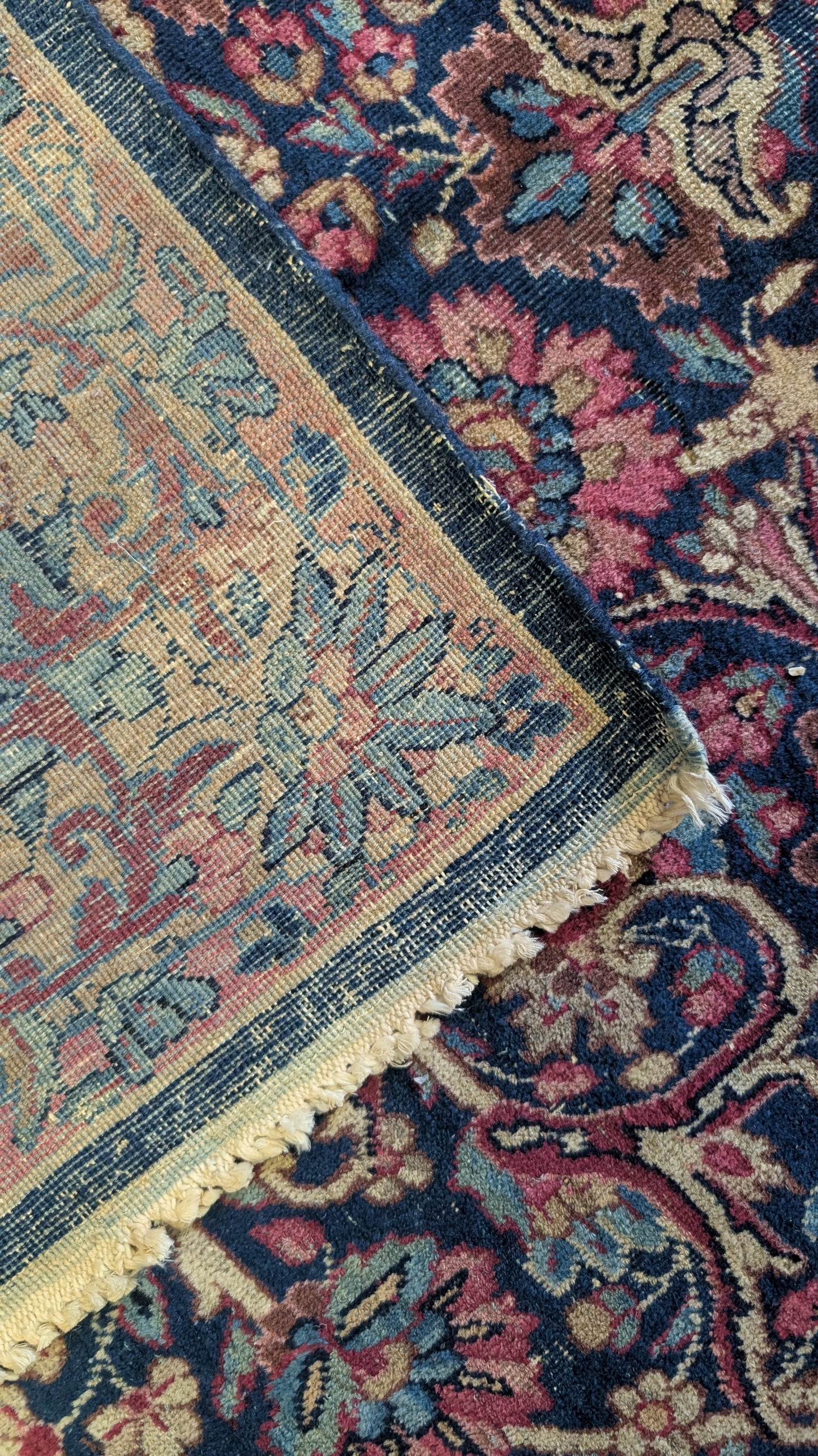 Antique Persian Kerman Rug, 9'8"x12'4"