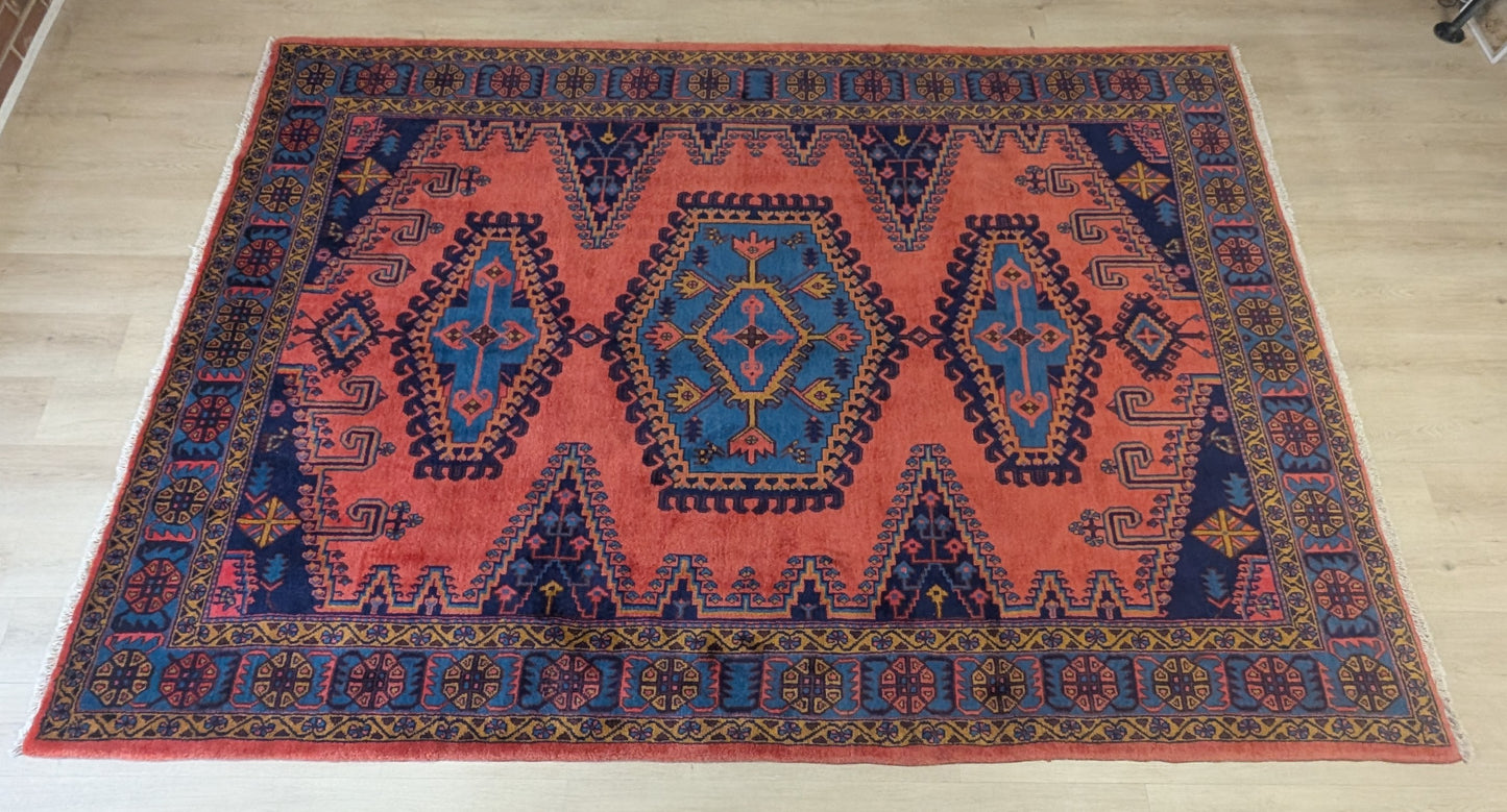 Vintage Persian Viss Rug, 7x10