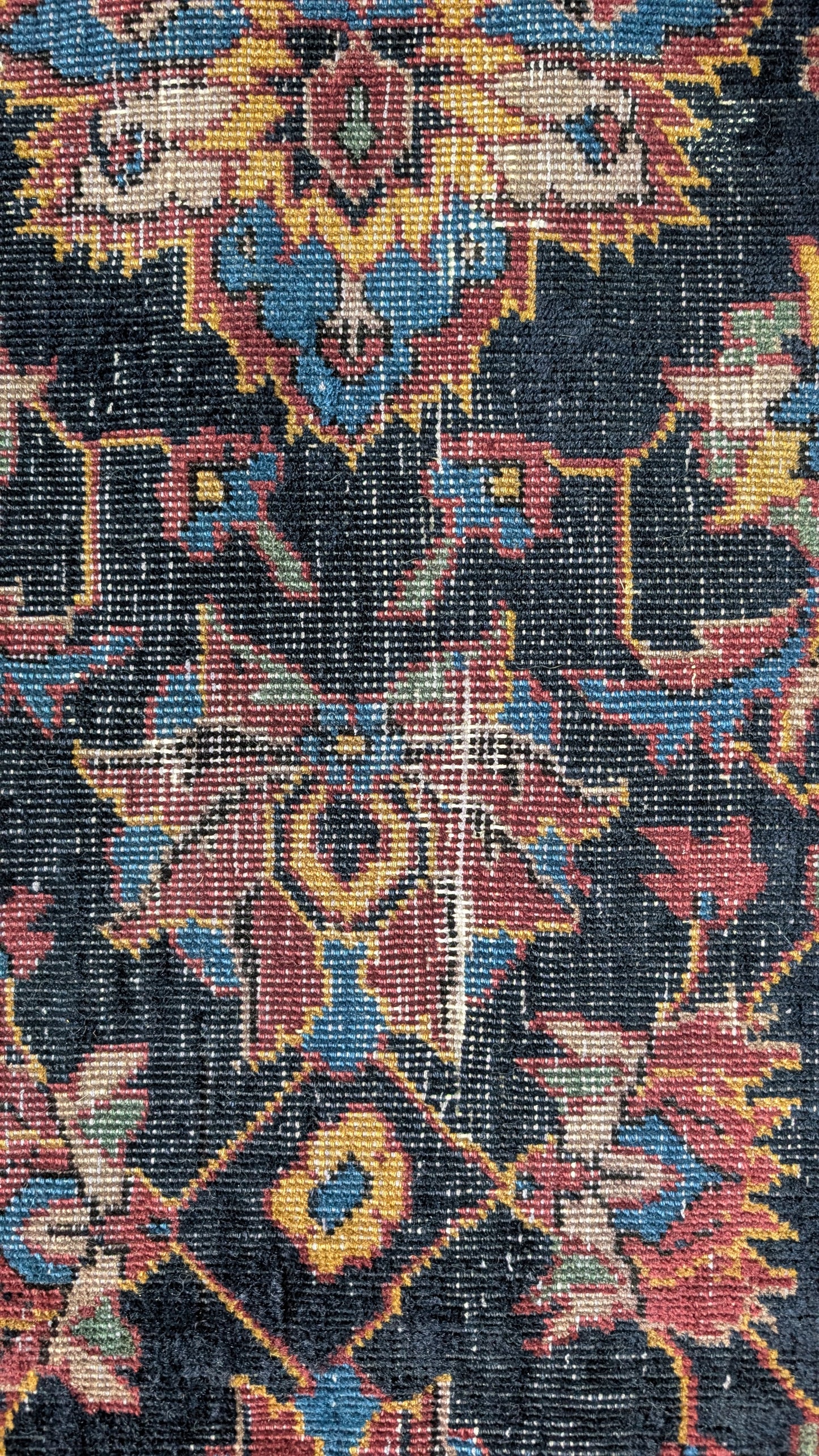 Antique Turkish Rug, 12x16 - The Jewel Tone Heritage Palace