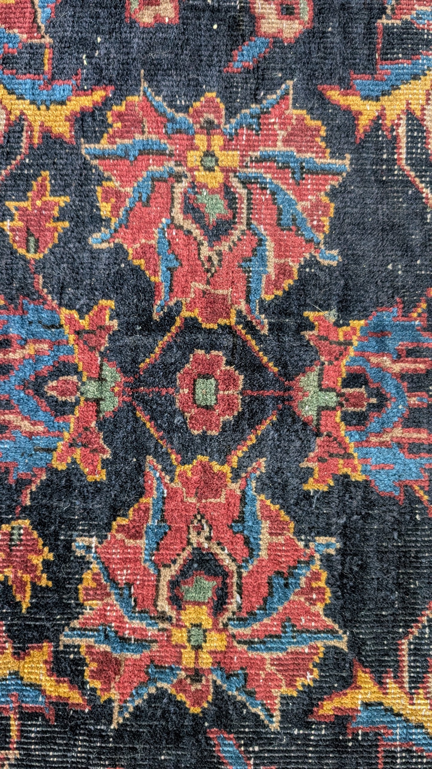 Antique Turkish Rug, 12x16 - The Jewel Tone Heritage Palace