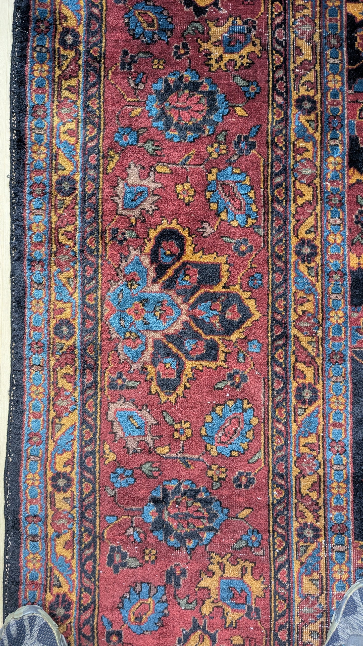 Antique Turkish Rug, 12x16 - The Jewel Tone Heritage Palace