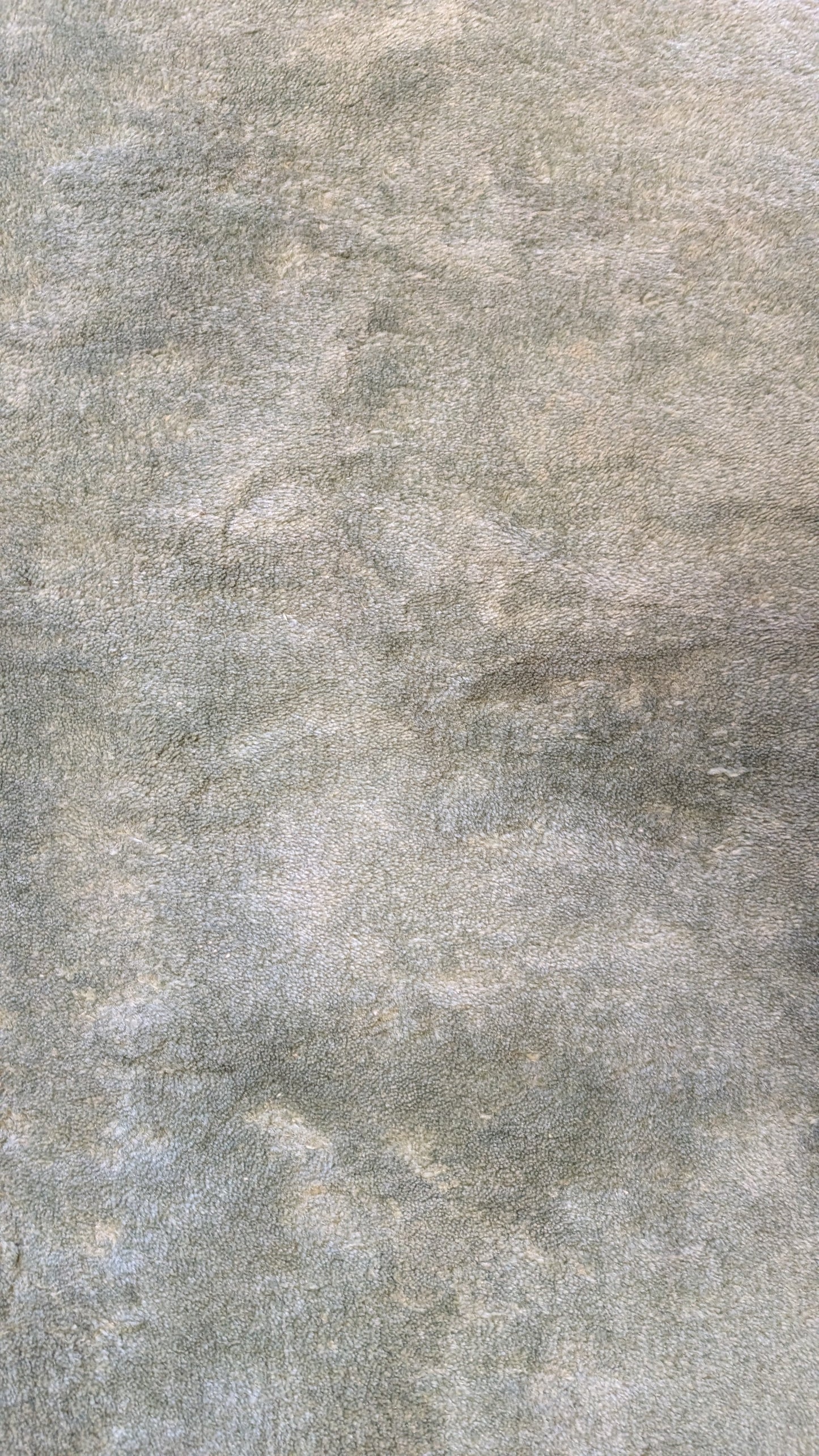 Antique Chinese Art Deco Rug, 8x11, "Mystic Teal & Cocoa"
