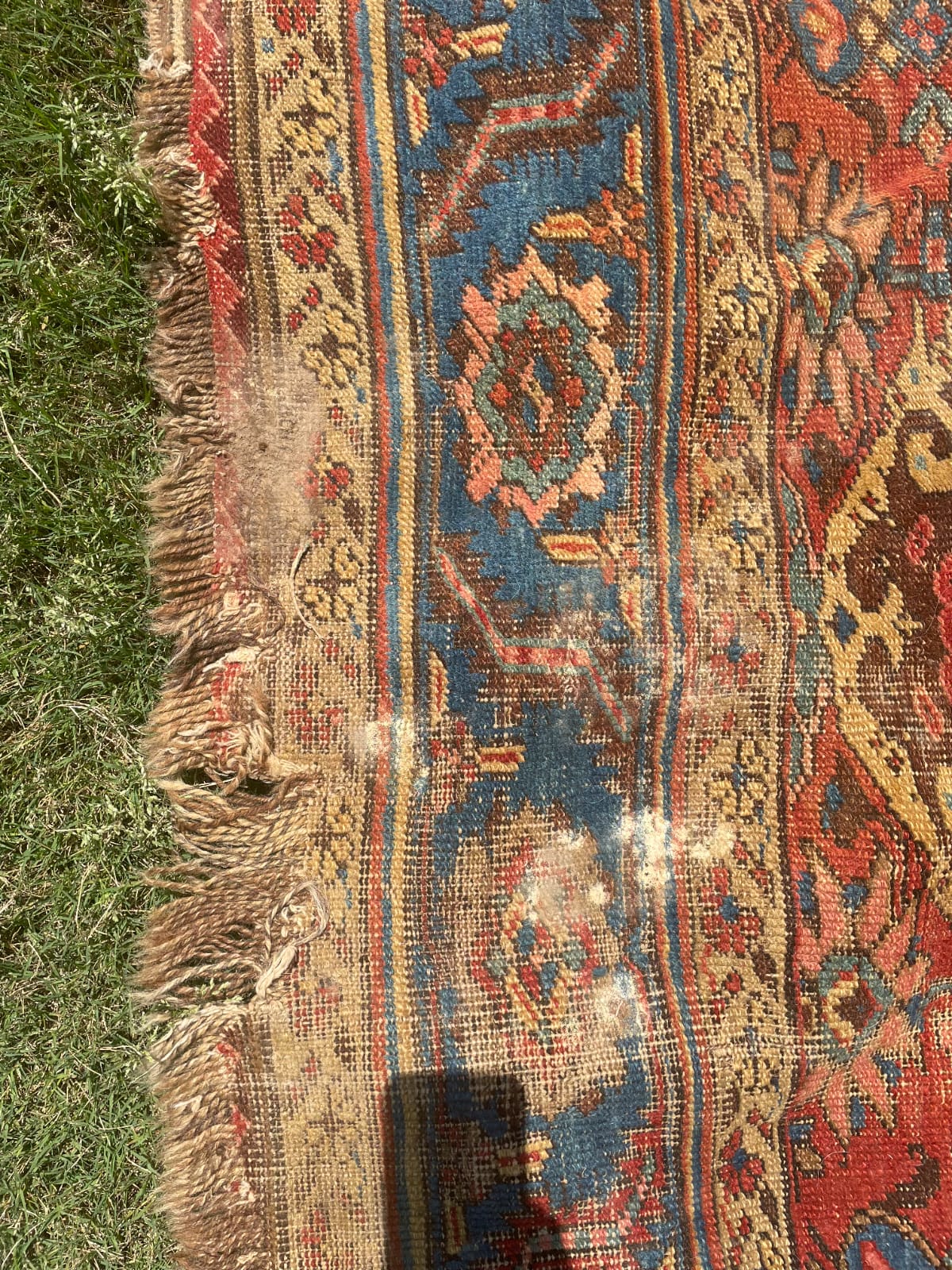 Antique Bakhshaish Persian Rug, 11'x12'6"