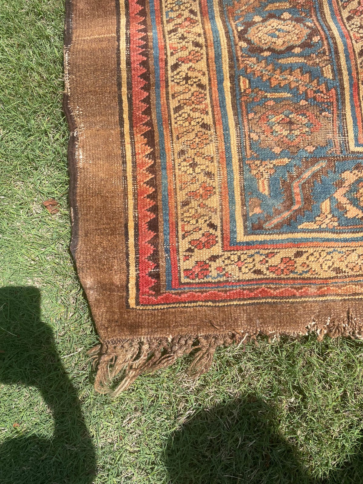 Antique Bakhshaish Persian Rug, 11'x12'6"