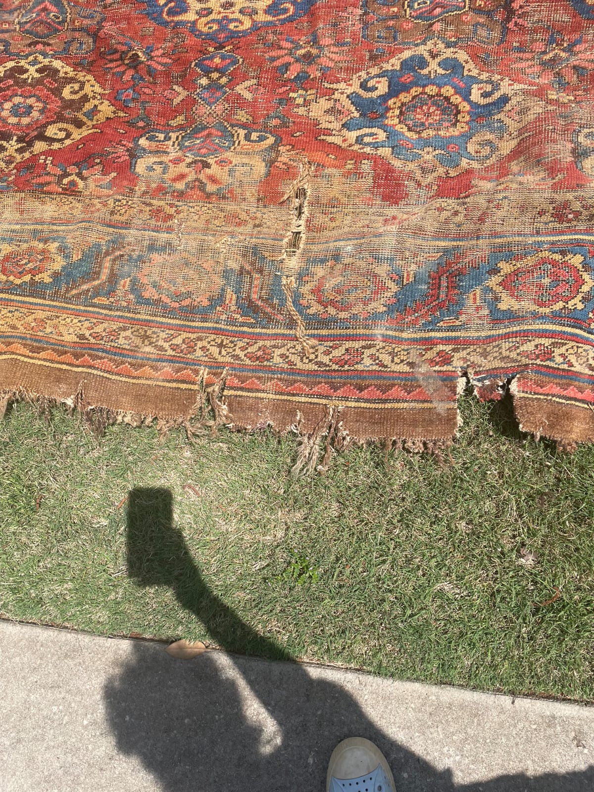 Antique Bakhshaish Persian Rug, 11'x12'6"