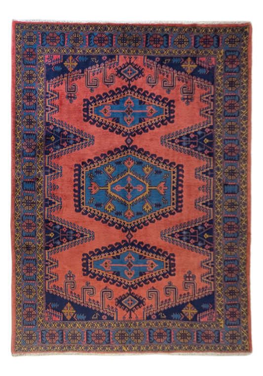 Vintage Persian Viss Rug, 7x10