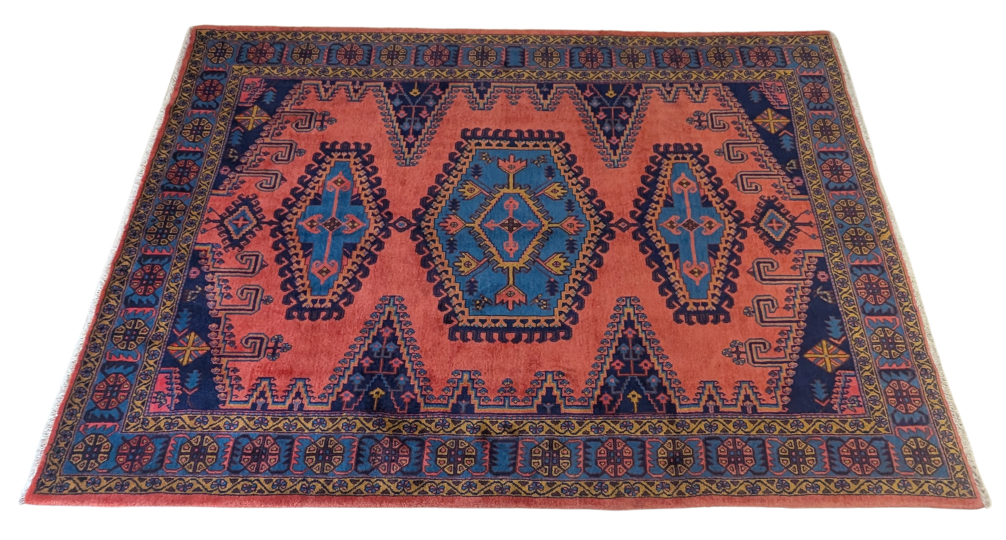 Vintage Persian Viss Rug, 7x10