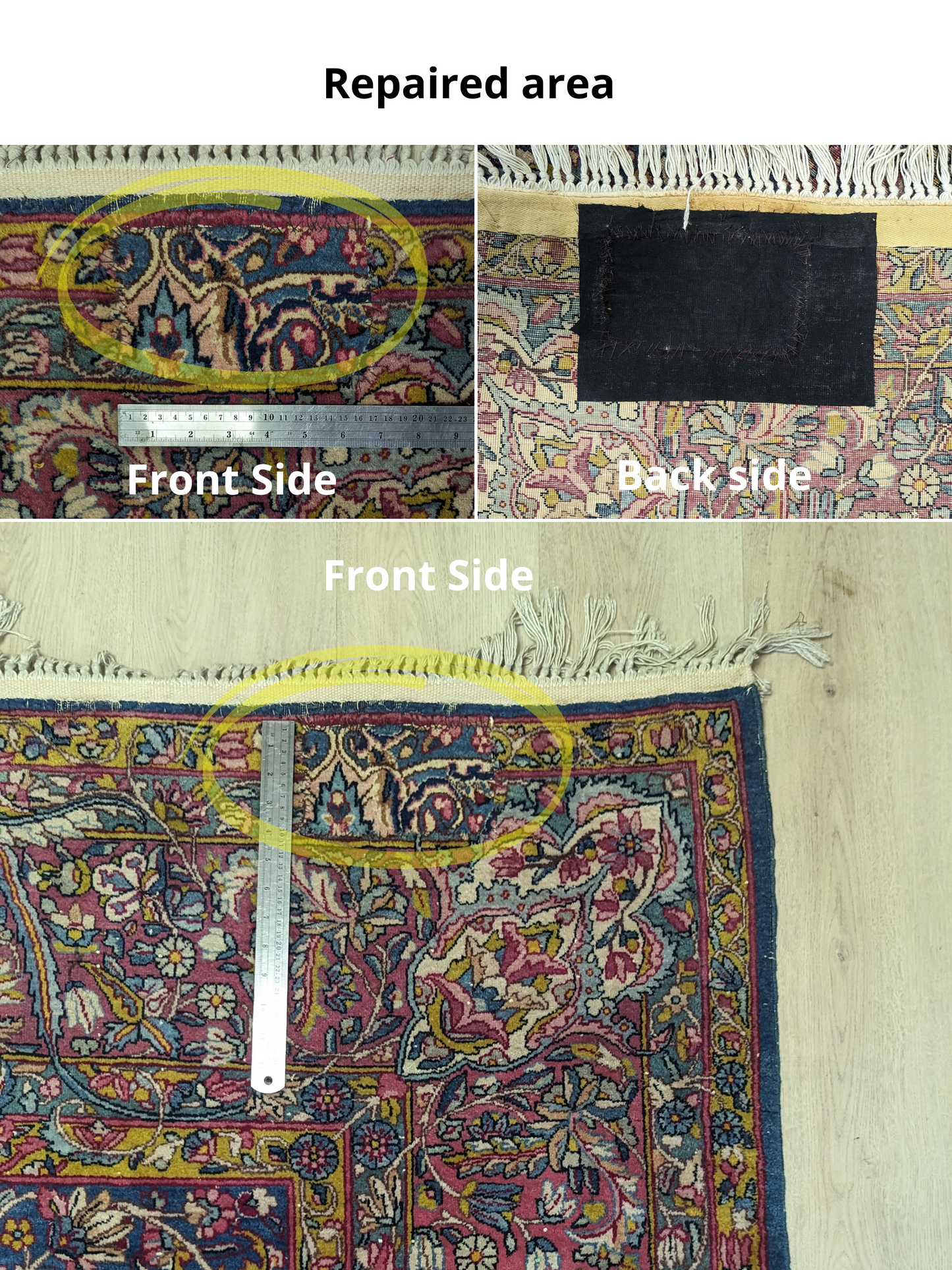 SOLD - Antique Lavar Kerman Persian Rug, 9'x12' -"Celestial Blue Palace"