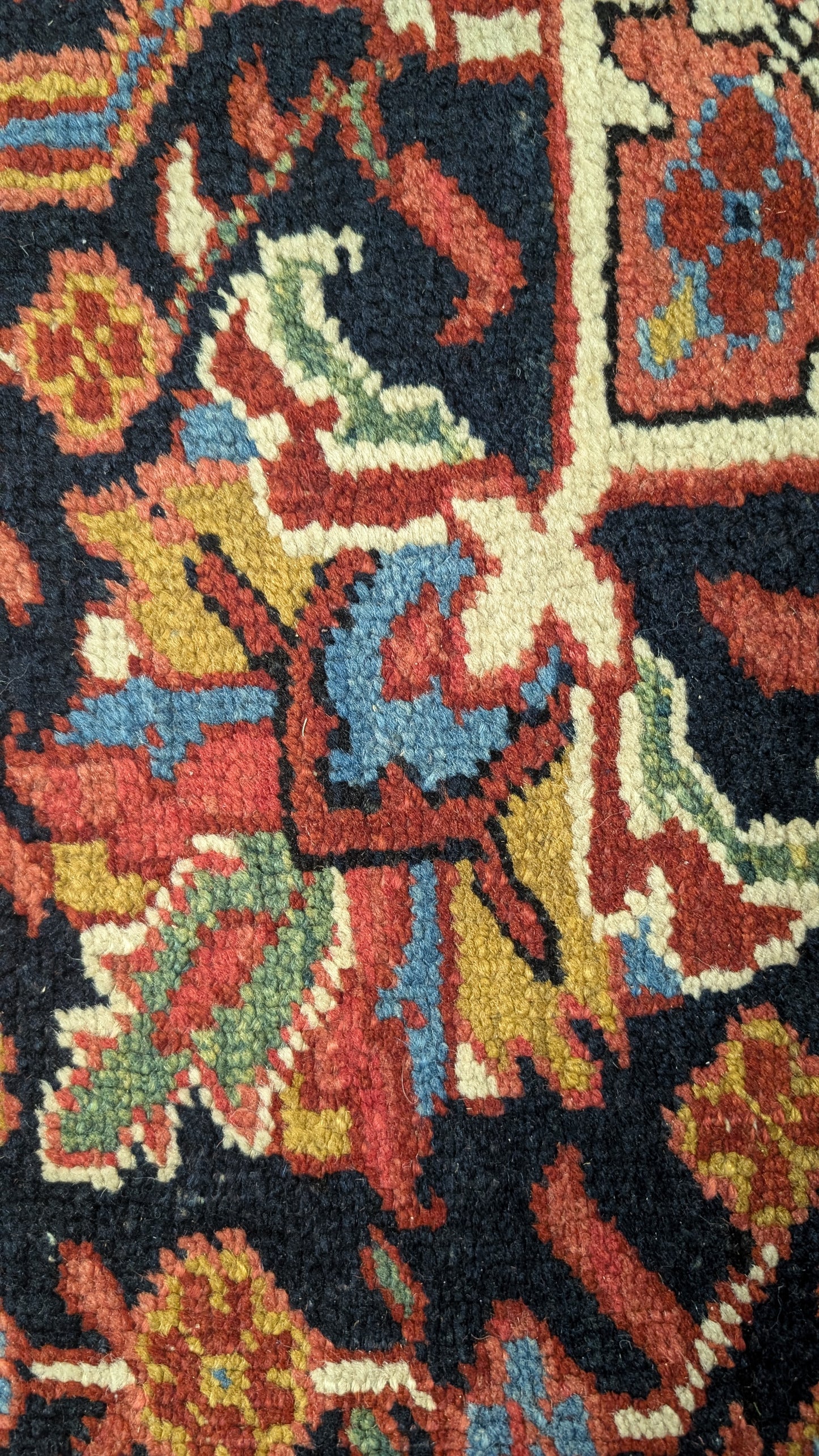 Antique Persian Heriz Rug, 8'2"x11'3"
