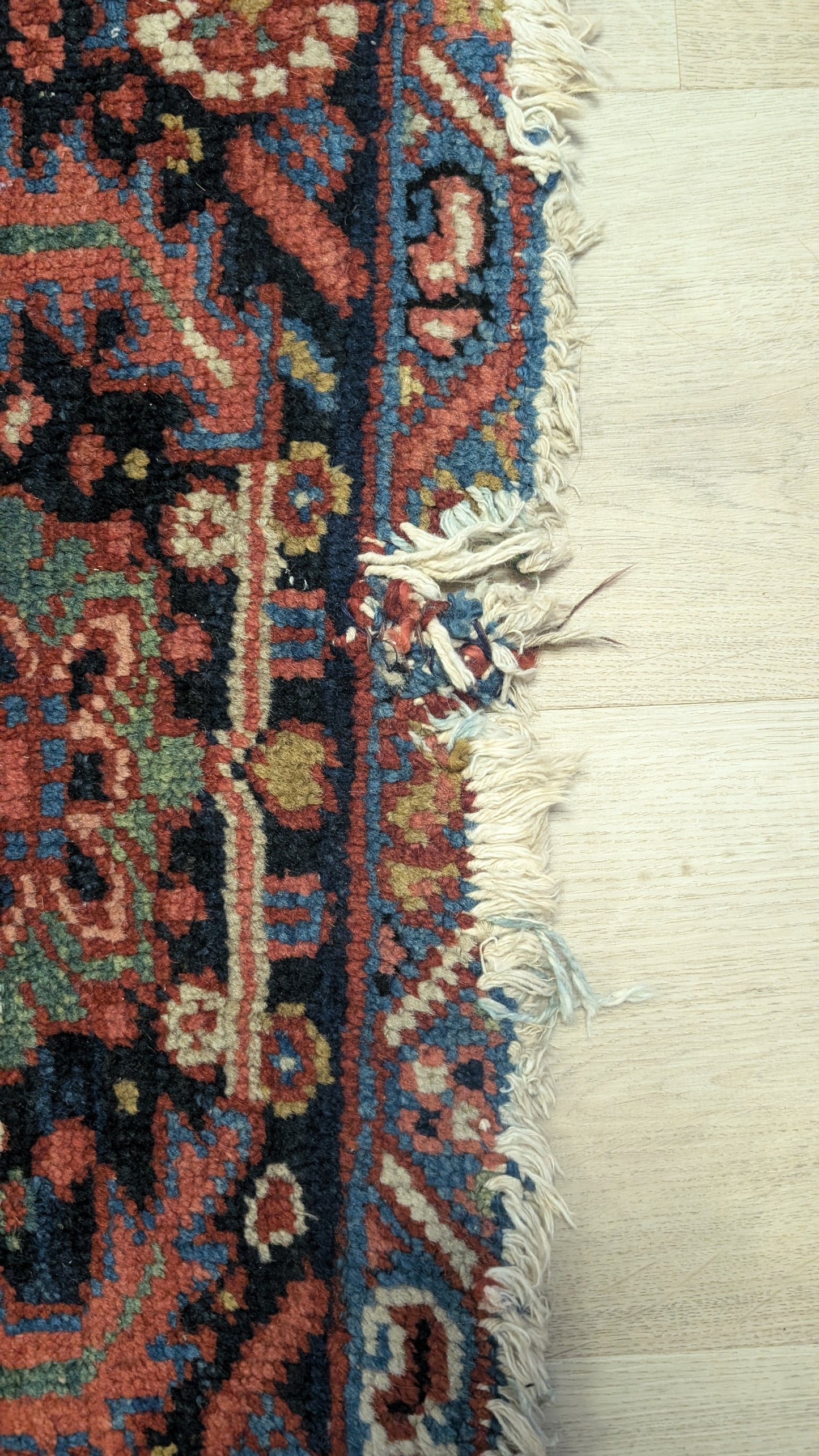 Antique Persian Heriz Rug, 8'2"x11'3"