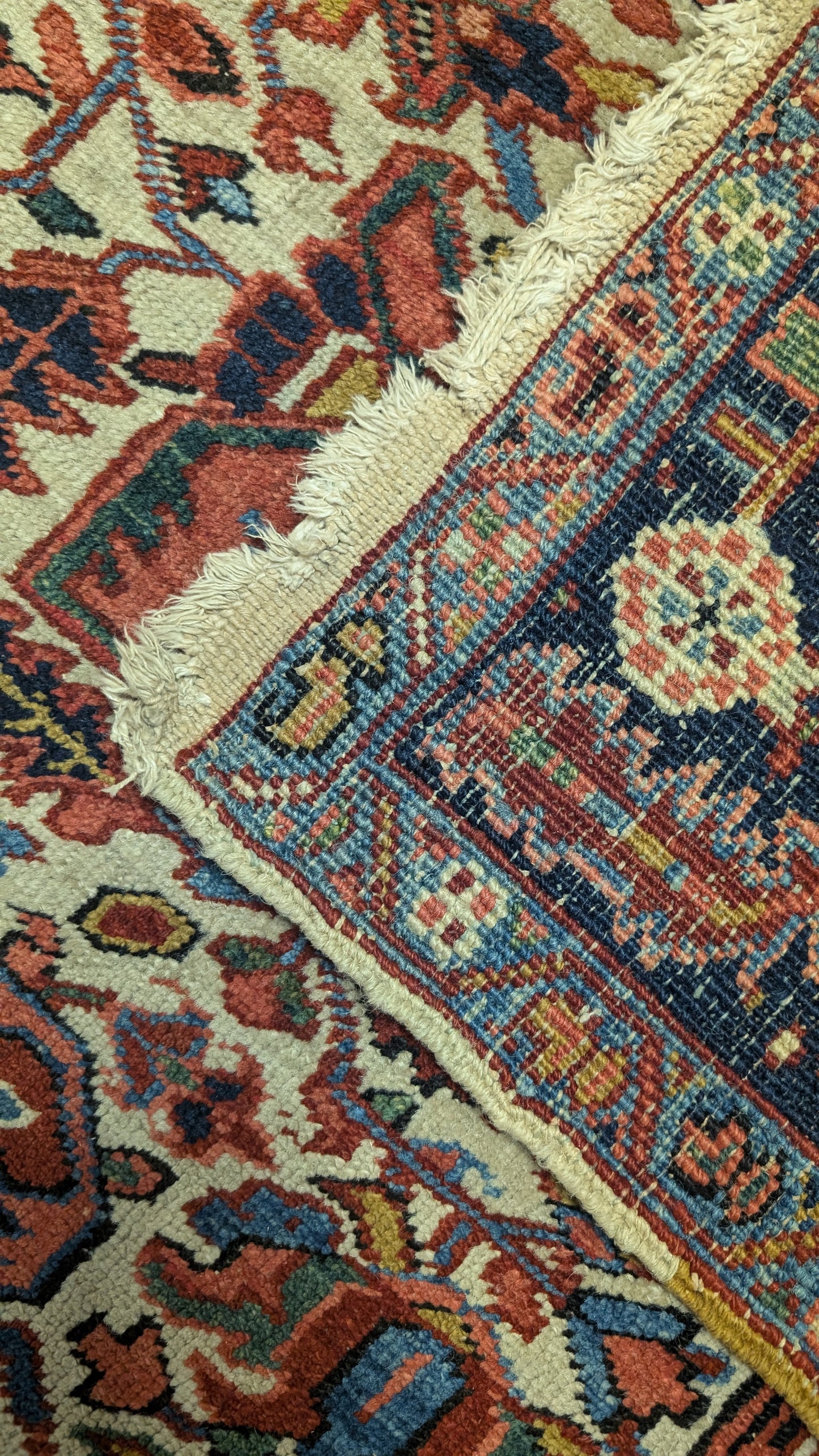 Antique Persian Heriz Rug, 8'2"x11'3"