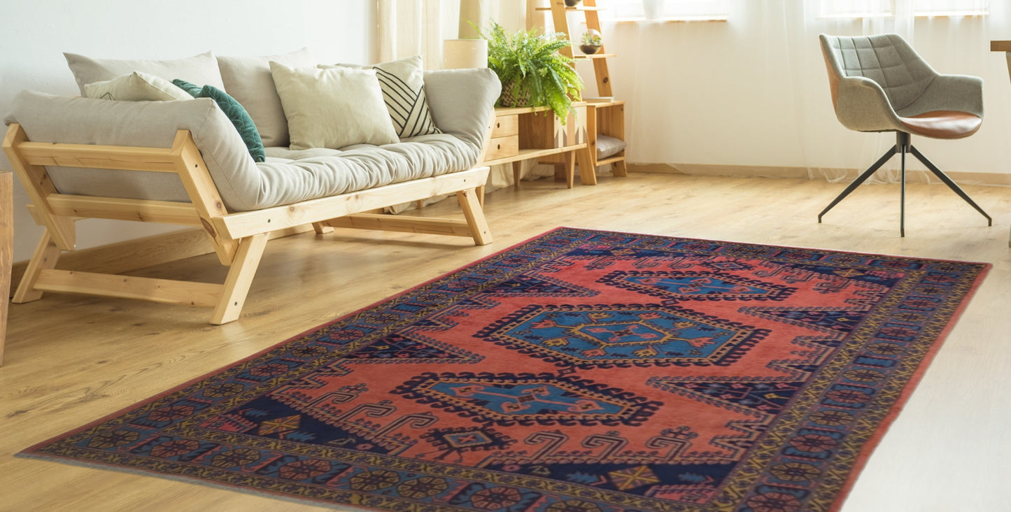 Vintage Persian Viss Rug, 7x10