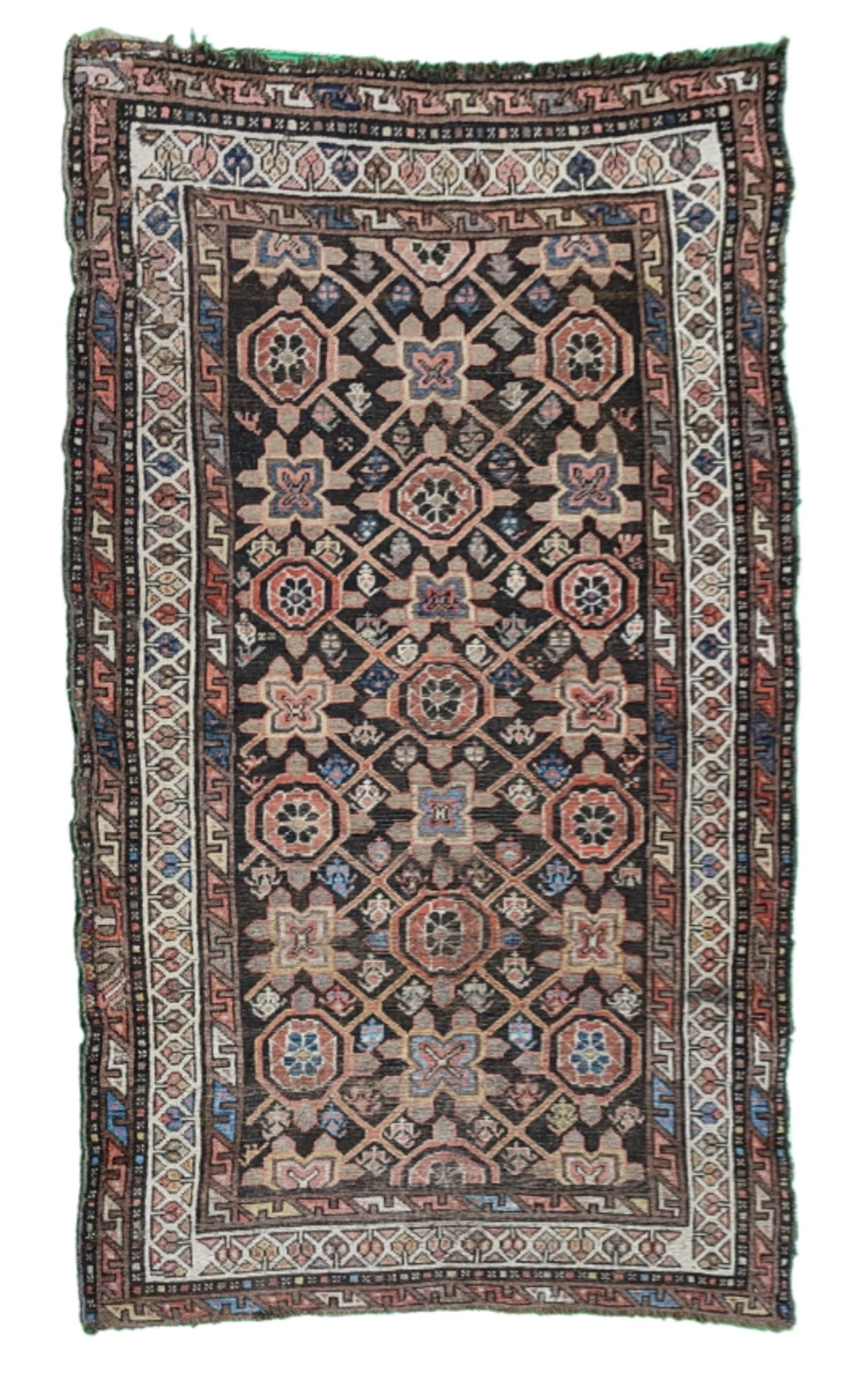 SOLD - Antique Kurdish Rug, 3'6"x6'8"