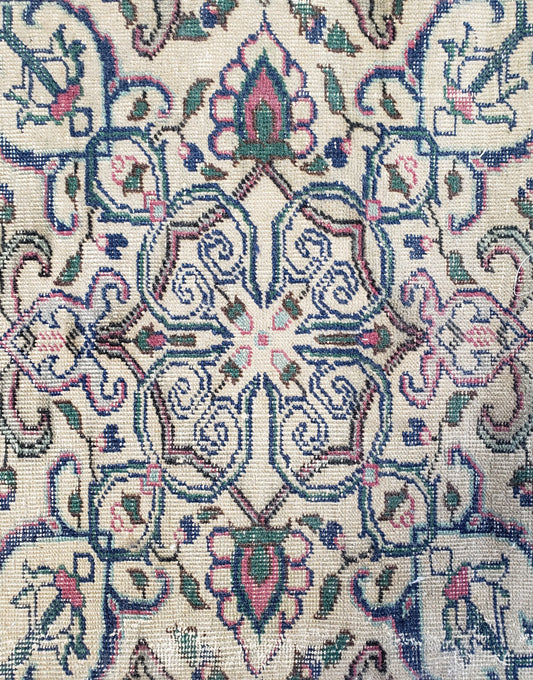 SOLD - 1940's Turkish Rug, 8'5x12'5 - "Clear Sky Calm"