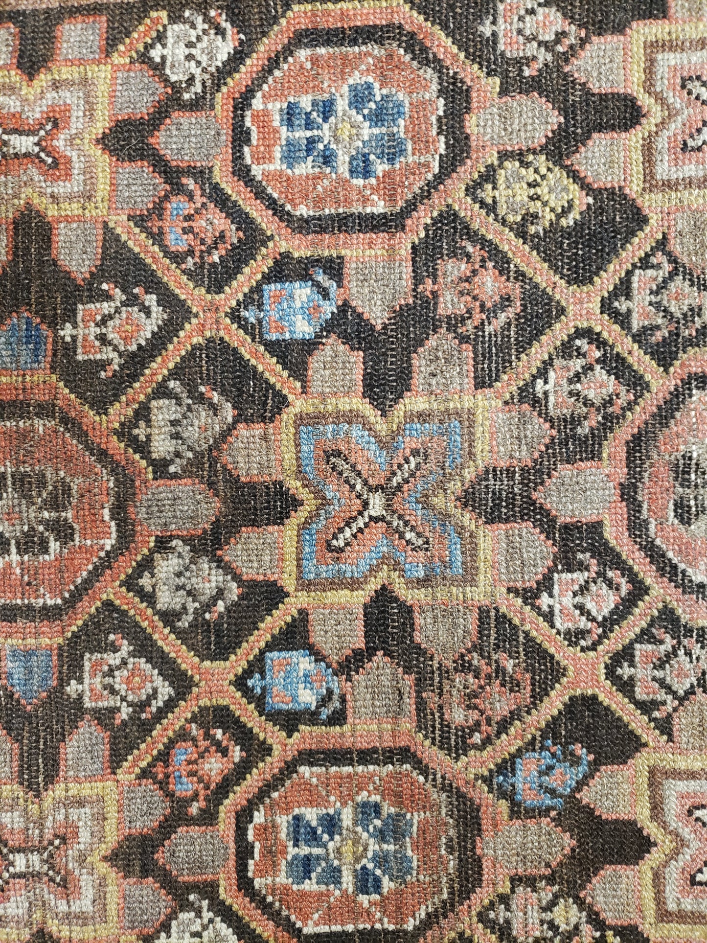 SOLD - Antique Kurdish Rug, 3'6"x6'8"