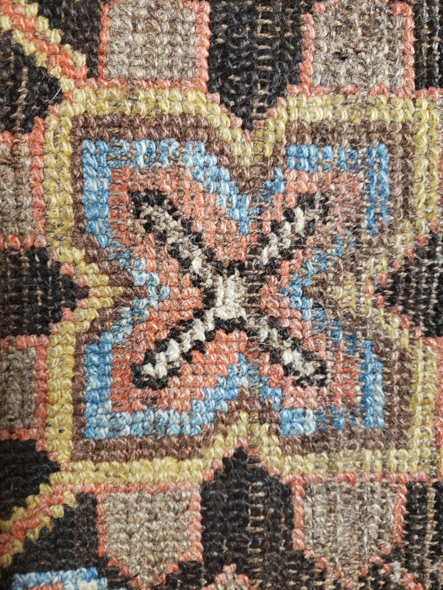 SOLD - Antique Kurdish Rug, 3'6"x6'8"