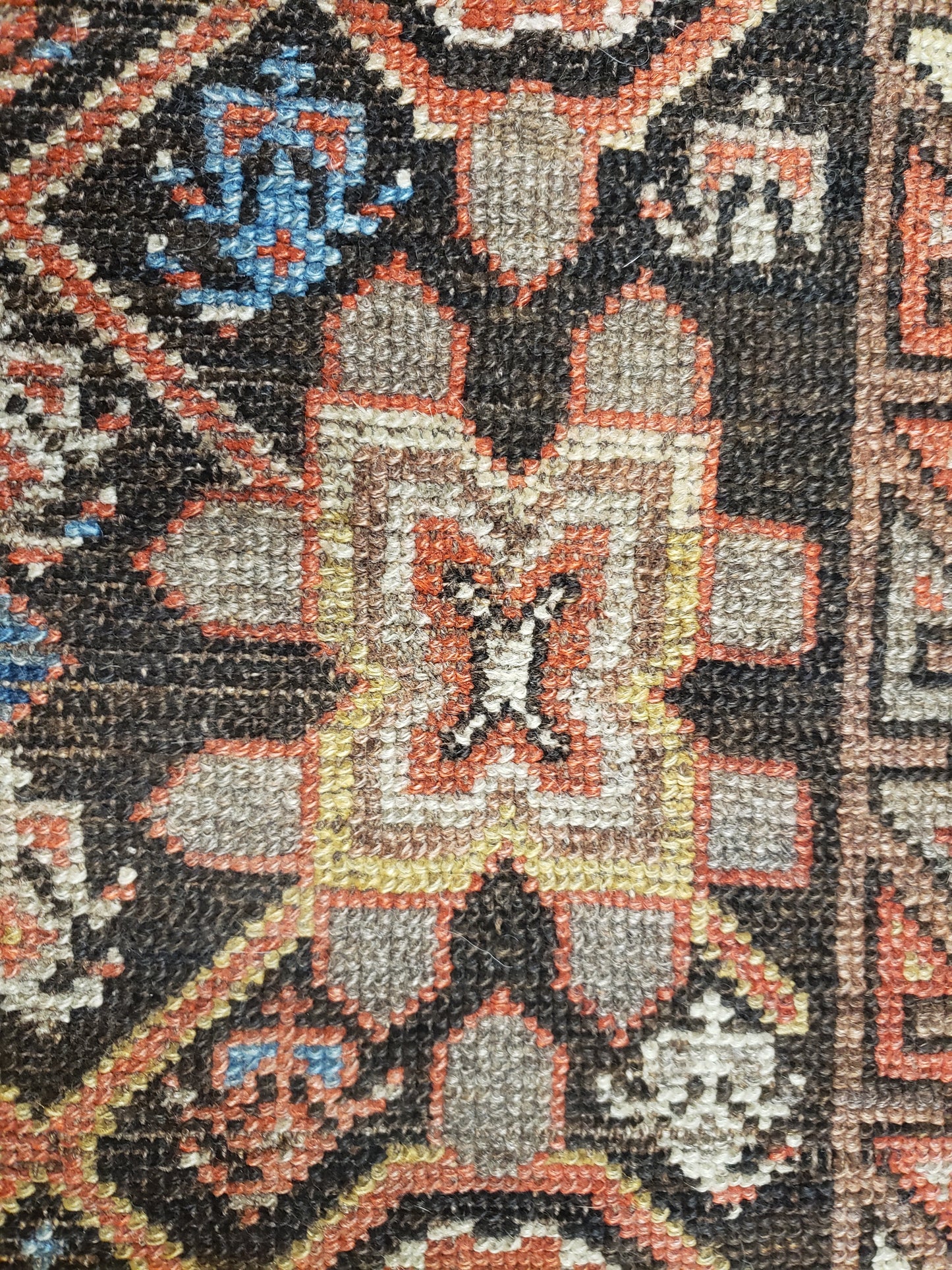 SOLD - Antique Kurdish Rug, 3'6"x6'8"