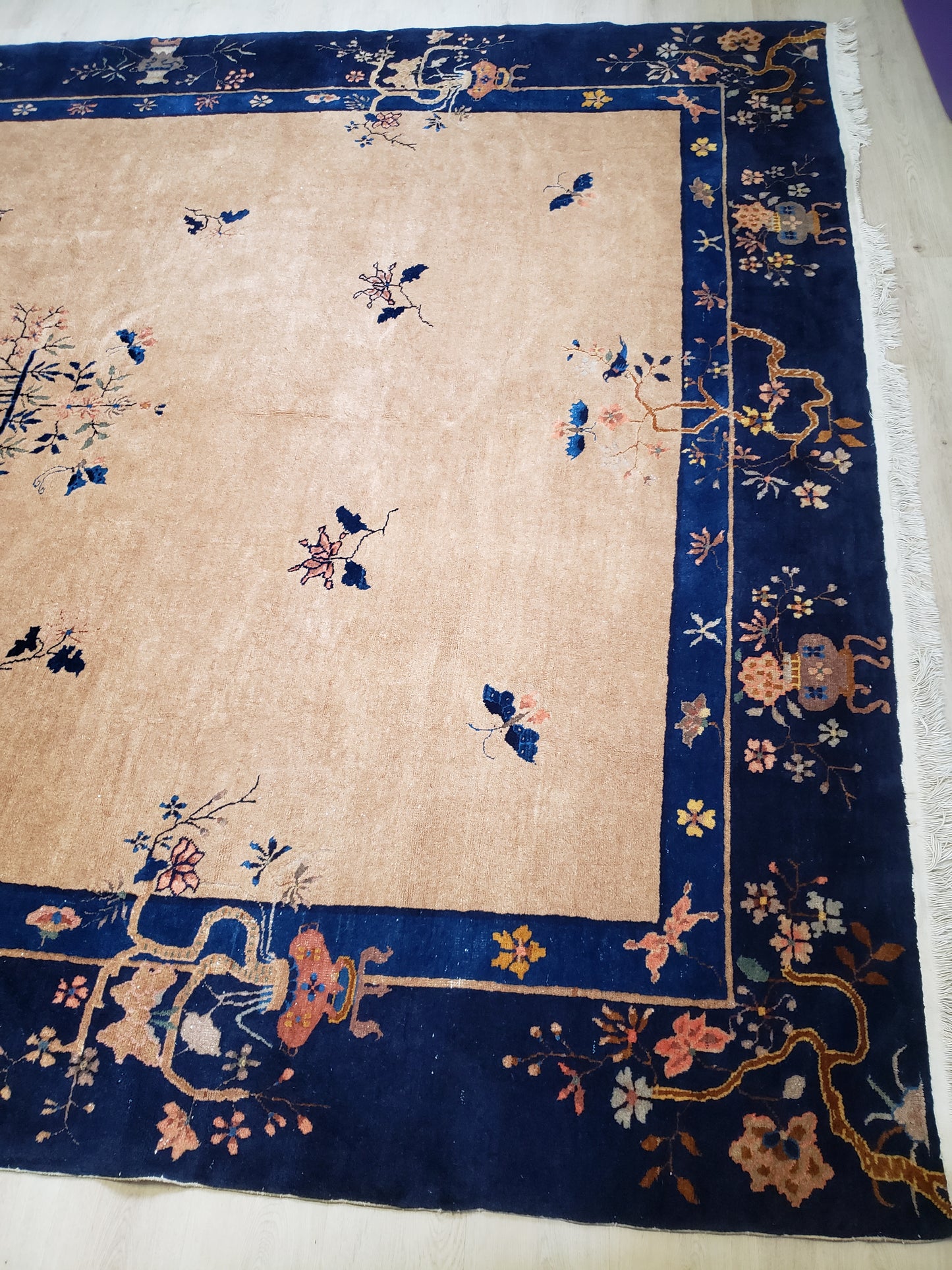 SOLD - Antique Peking Rug, 9'x12'