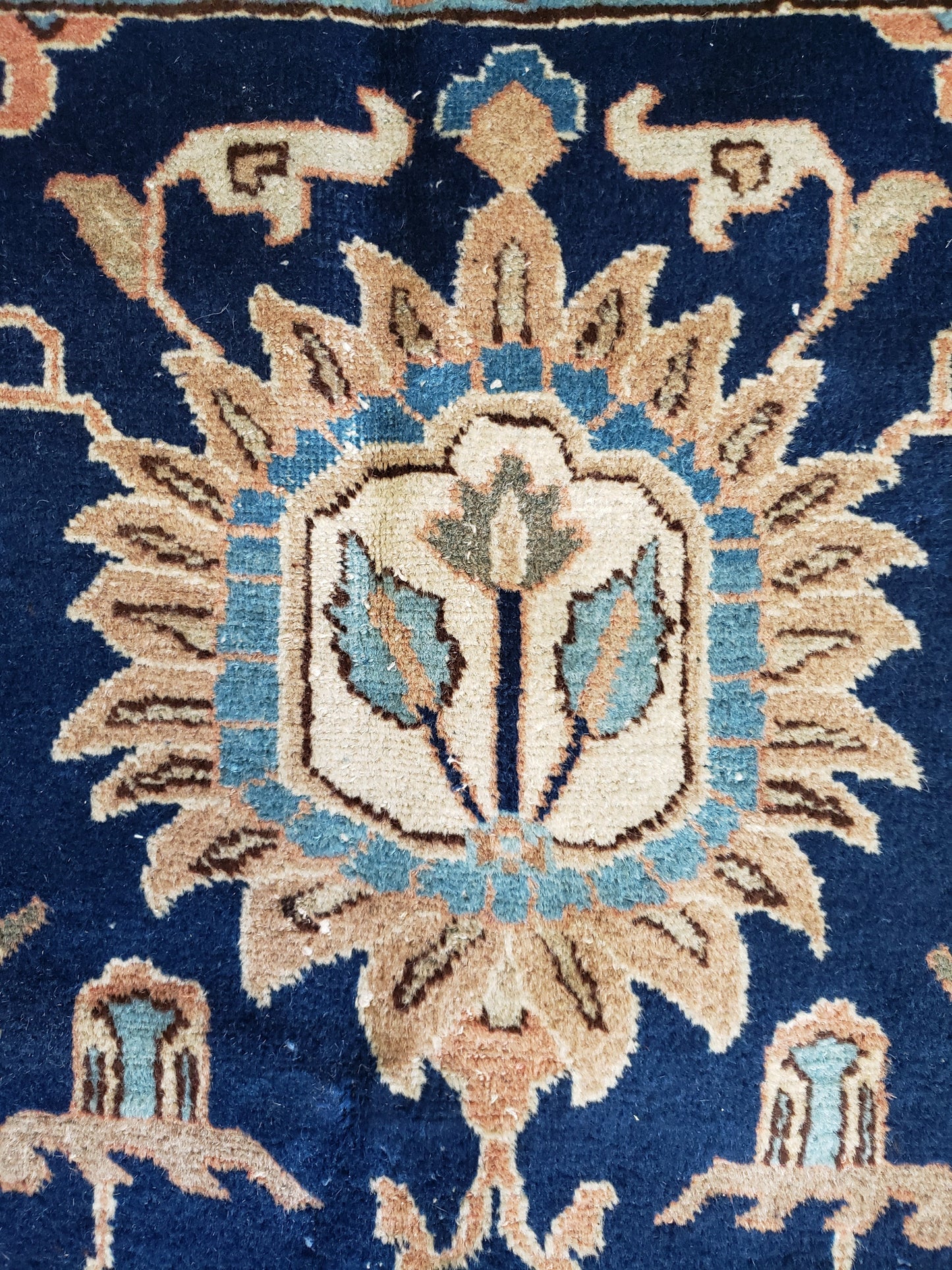 SOLD - Antique Persian Rug, 9x12, 1940's Khoy Tabriz, - "Dreamy Garden"