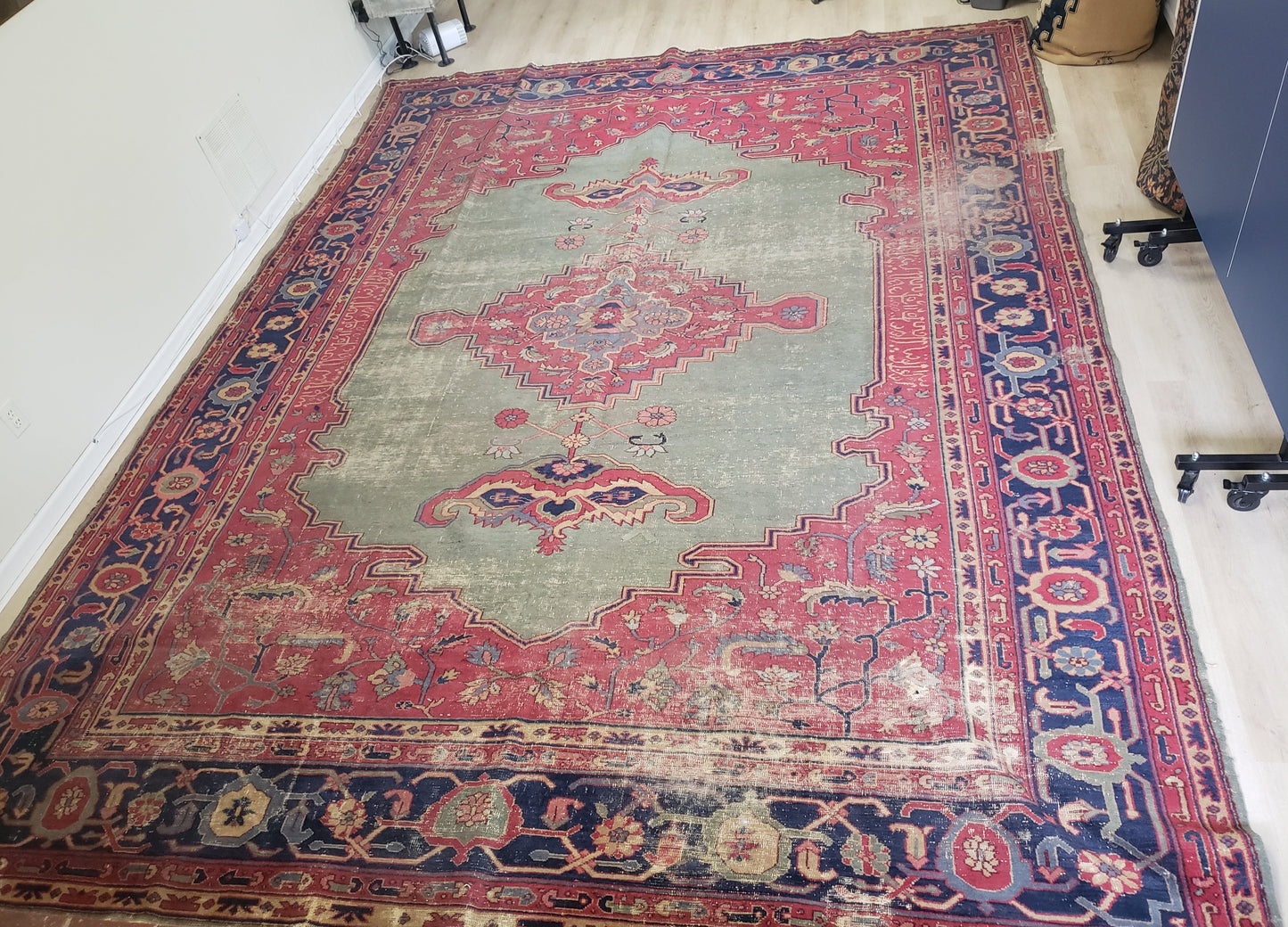 SOLD - Antique Turkish Rug, 11x14 - "Bohemian Palace"